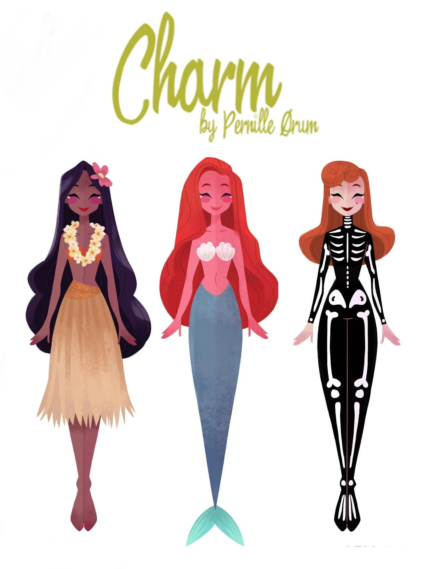 ✨ I&rsquo;d like to introduce you to my Charm(ing) Ladies! 🩷

They&rsquo;ve traveled from faraway lands, the Mermaid Lagoon, the Haunted Mansion, and the Tiki Lounge, to add a little magic and color to your everyday life. Clip them to your bag, keys