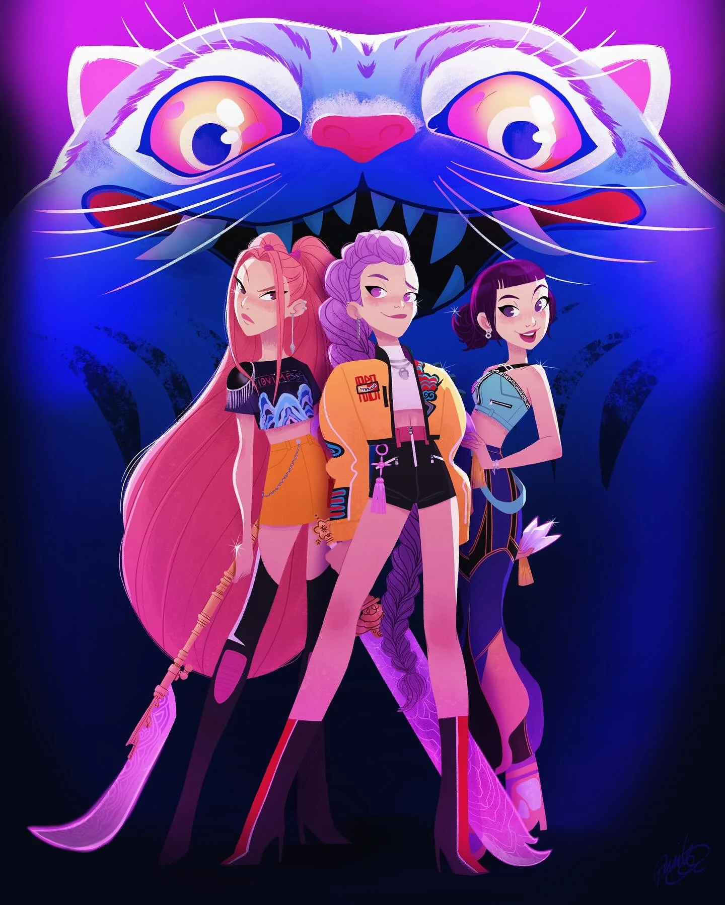 My husband still hasn't watched &lsquo;K-Pop Demon Hunters,&rsquo; and we've planned a proper movie night this weekend. I'm jealous he gets to experience it for the first time.
#girlsinanimation #kpopdemonhunters #movienight