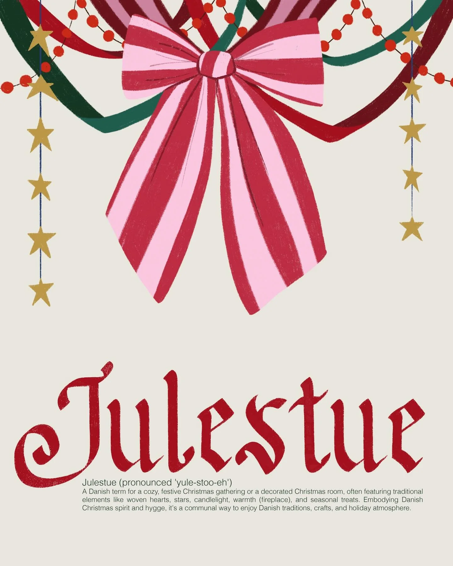 I&rsquo;m hosting a cozy Danish Julestue this weekend for a few friends and put together this little invite to set the mood.
Gl&aelig;delig Jul 🎄
#christmas #invite #girlsinanimation