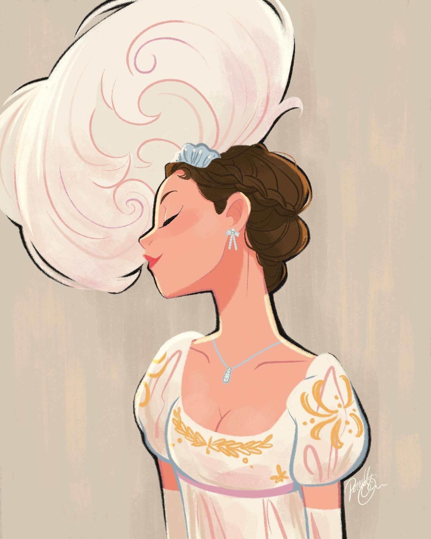 My Daphne piece as I prepare for season 4 of Bridgerton by rewatching the previous seasons.
#girlsinsinanimation #bridgerton #daphnebridgerton