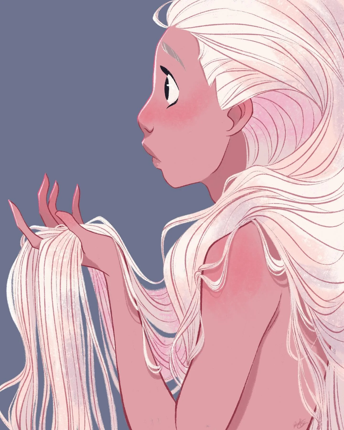 I try to do a daily doodle to warm up or wind down while working on my book. I don&rsquo;t always finish them, but when I do, I love sharing them here.

Today I can really feel the influence of what I&rsquo;m immersed in. My The Little Mermaid book i