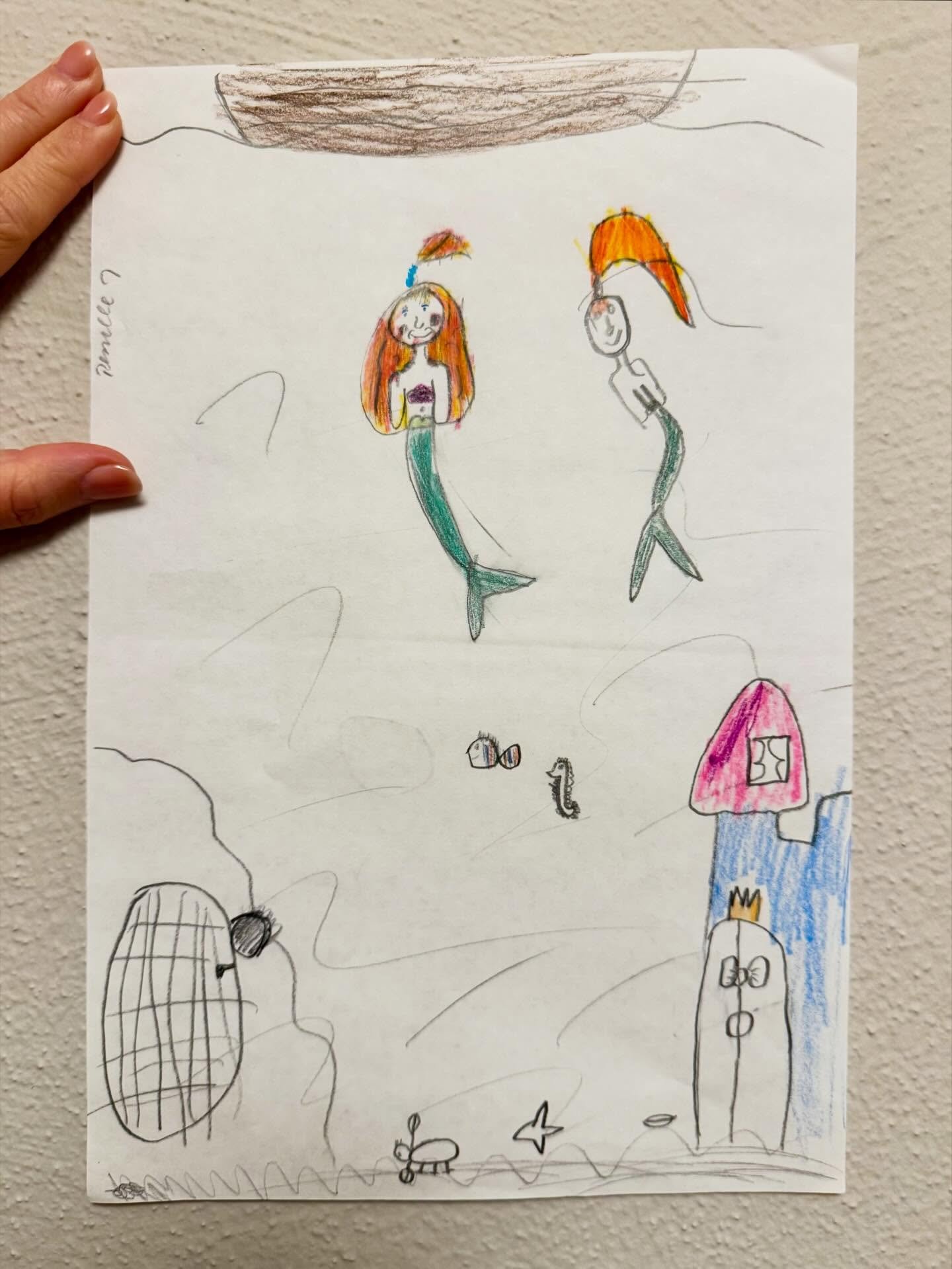 The first image is a drawing I found at my mom&rsquo;s house from 1991, which I&rsquo;d say is the first draft of my new "The Little Mermaid" book. 

An amazing press tour through Denmark is coming to an end. It was incredible to celebrate 