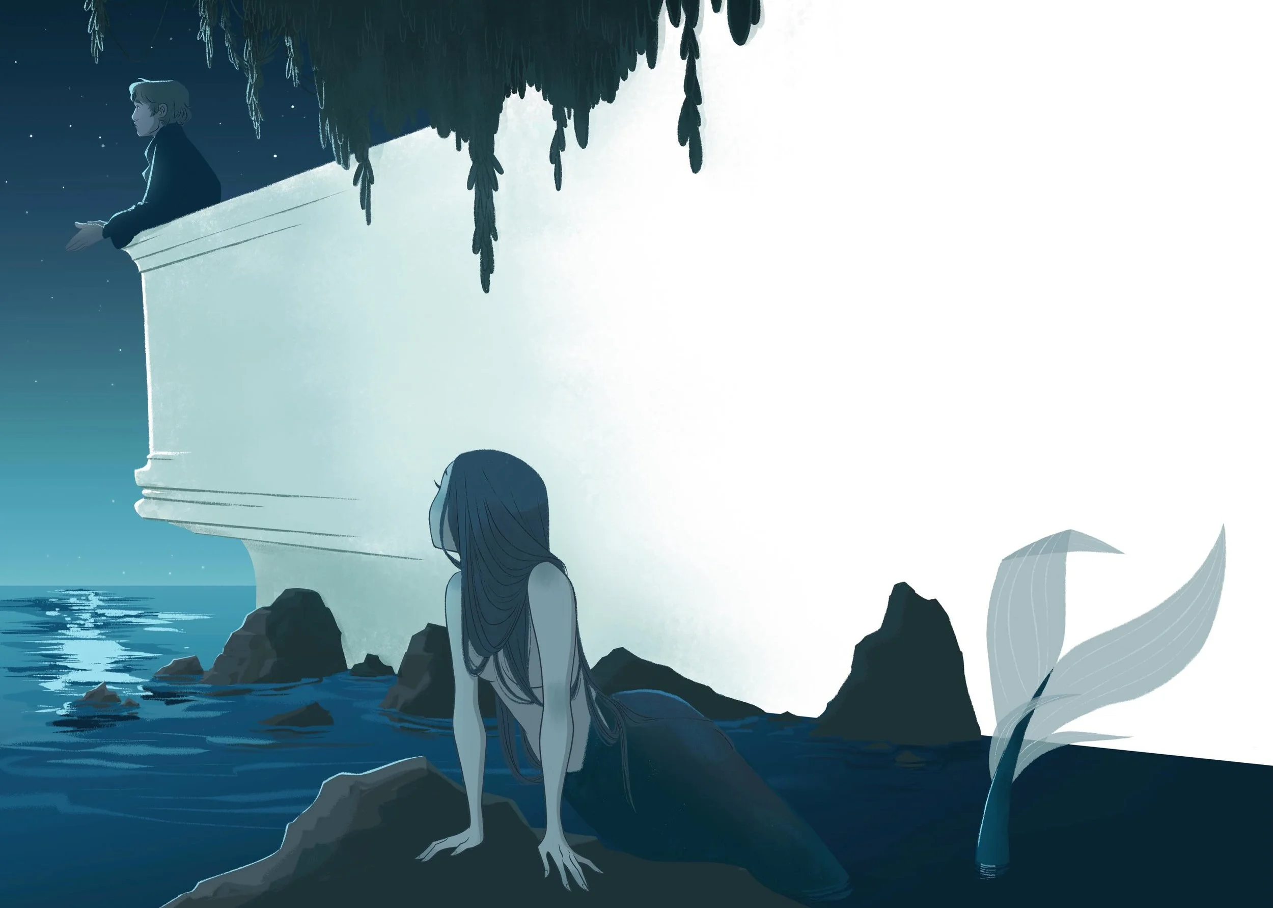 Another page from my book The Little Mermaid in honor of #Mermay 🐚