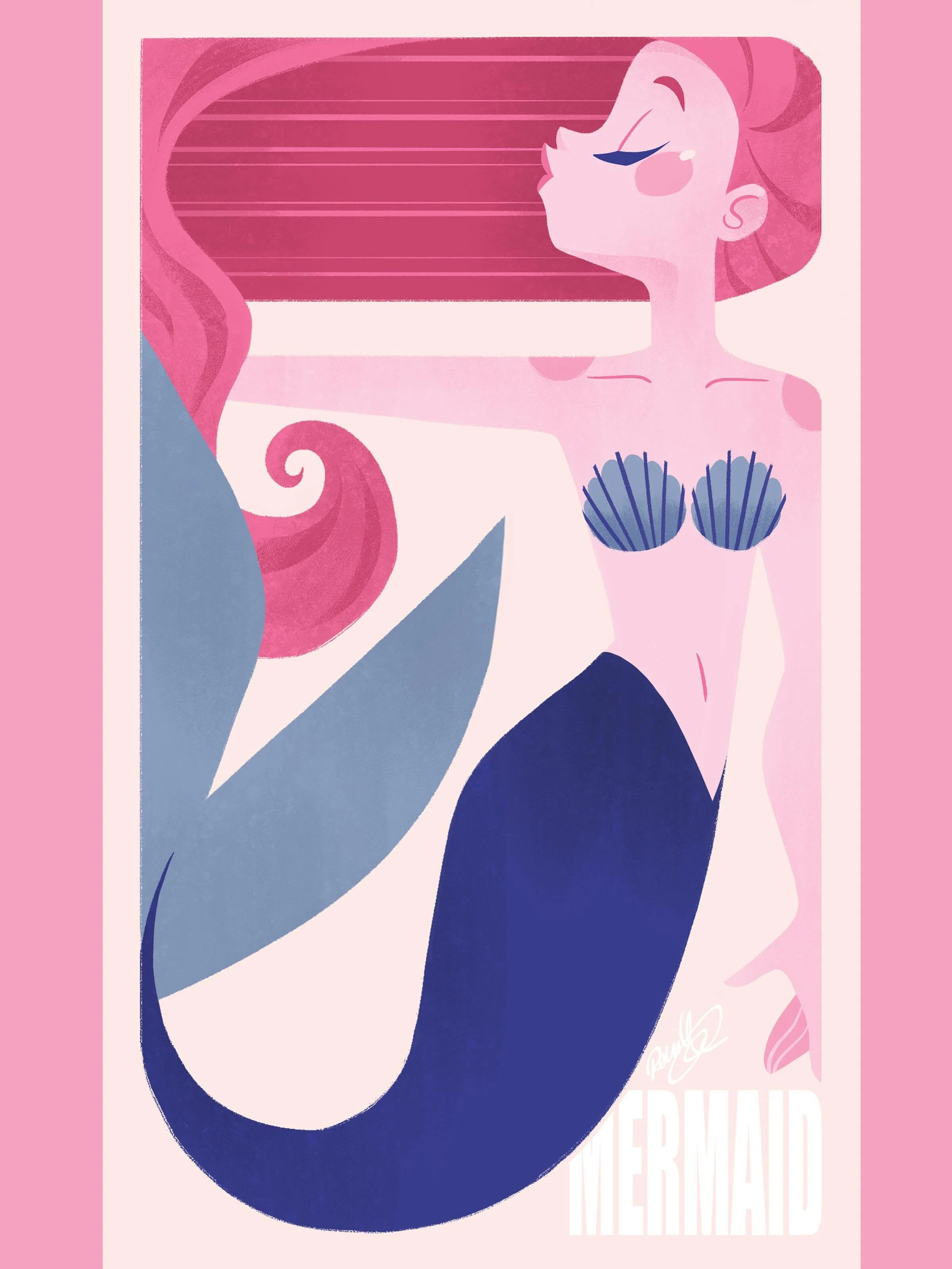 Mermaids 🐚

My design for mermaid banner I made last years Lightbox. Soon available in my new webshop.
#