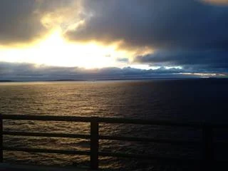 Pure Michigan Sunrise over the Mighty Mac!
