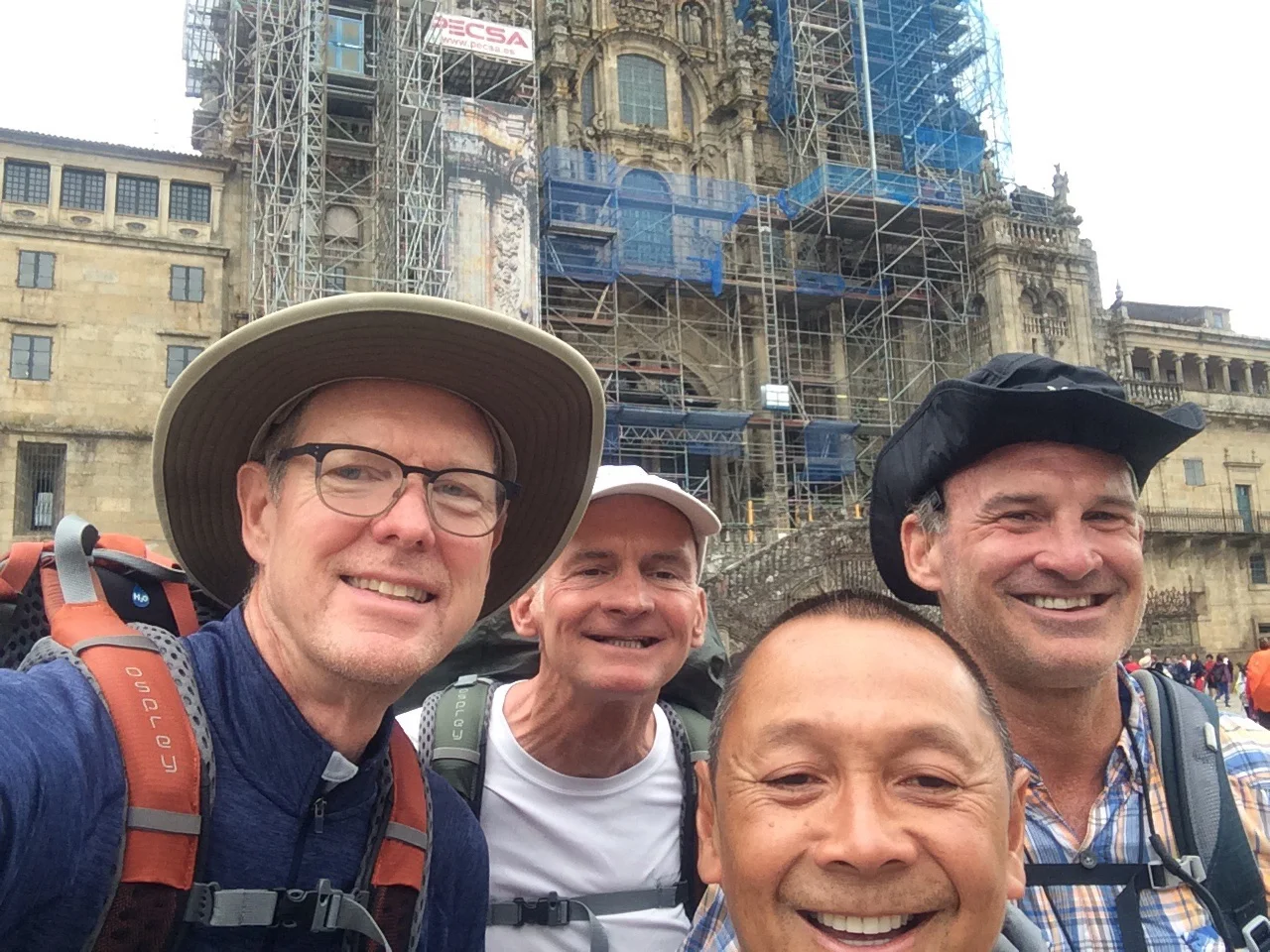 Team selfie on the St. James Cathedral Square. Thanks Jack Smith, Mark Gietzen and Father LocTrinh!