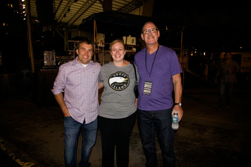 Ben pictured with Sarah Johnson and Steve Lahaie of Shaw's Chicago