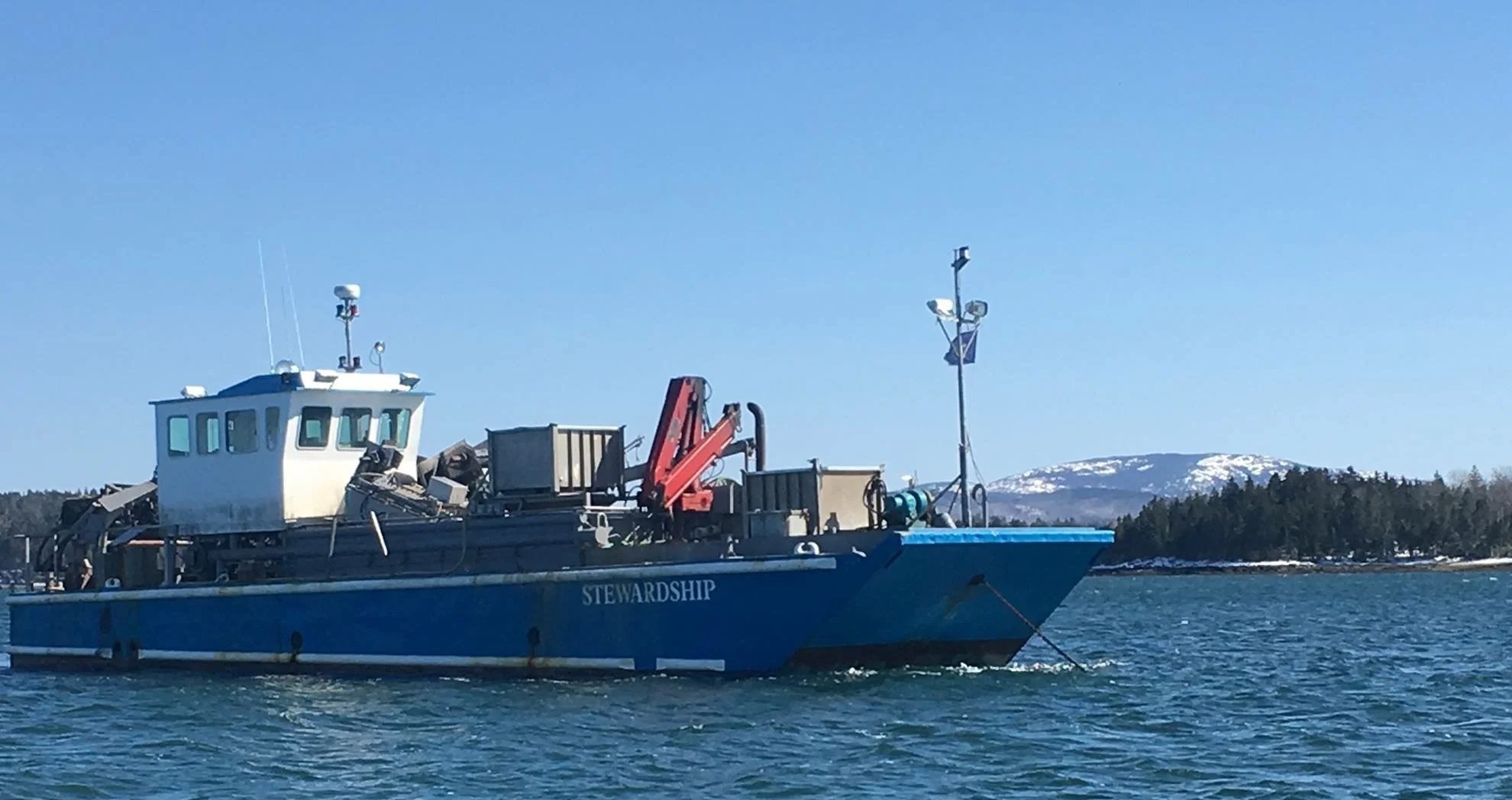 The Stewardship mussel vessel
