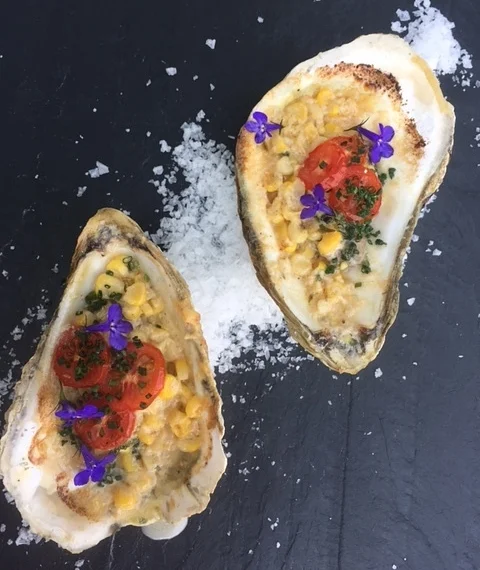 serve on top of coarse salt for a flawless and wobble-free presentation