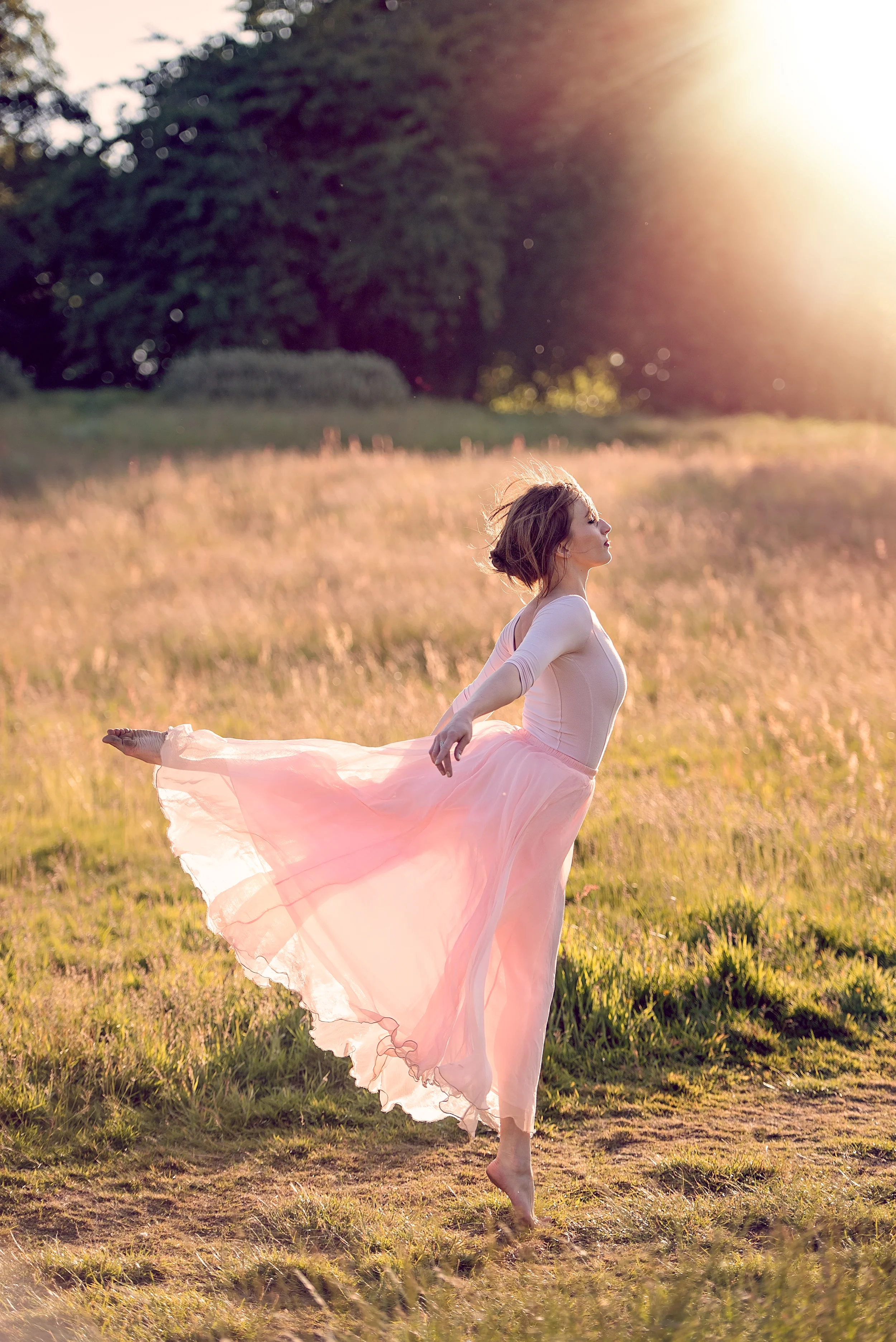 London yoga photography | Alyona | Hampstead Heath