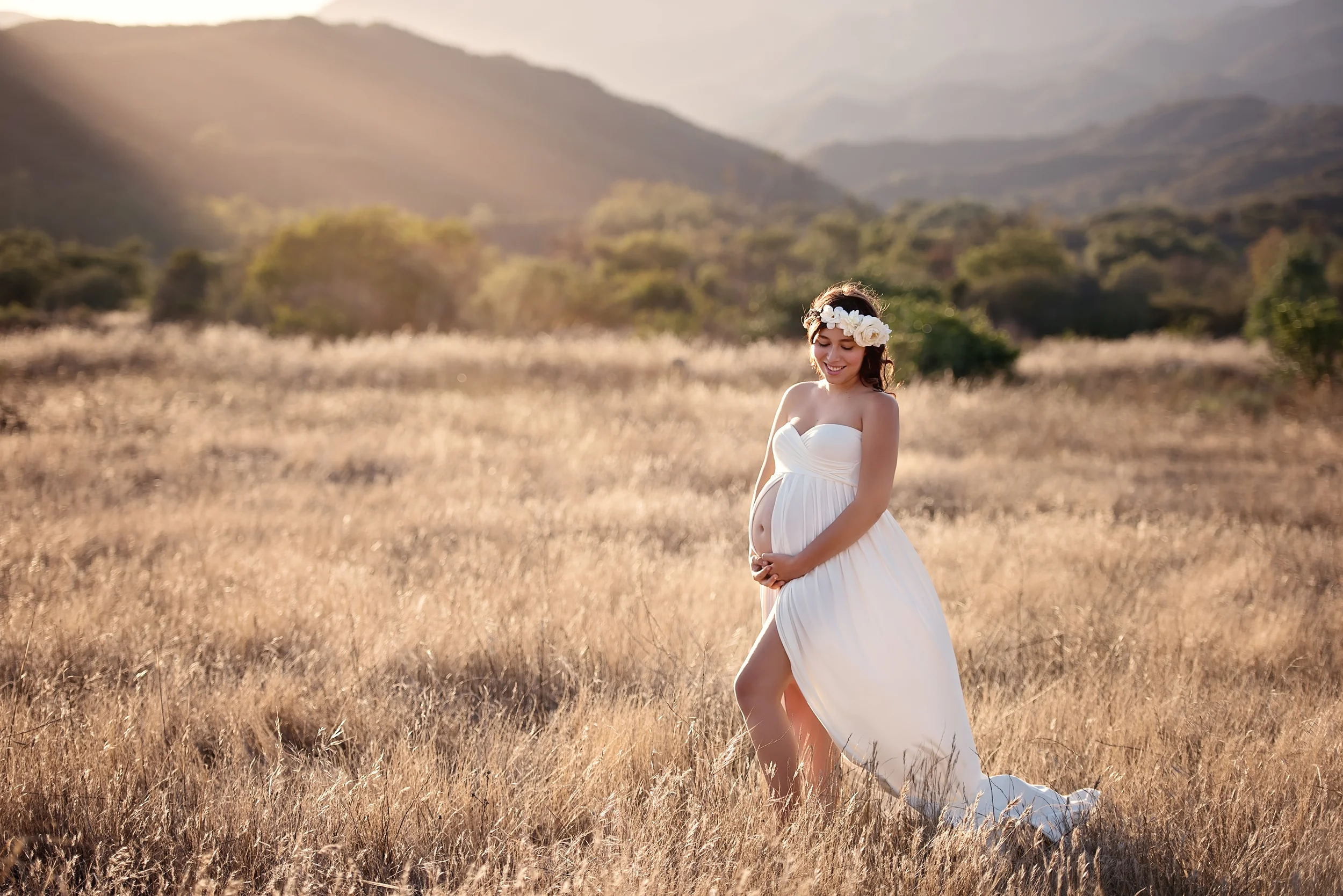 London maternity photographer | Raquel in Ojai