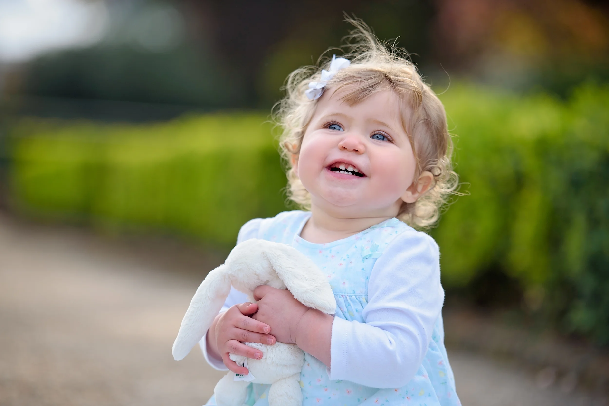 Toddler portrait at Holland Park