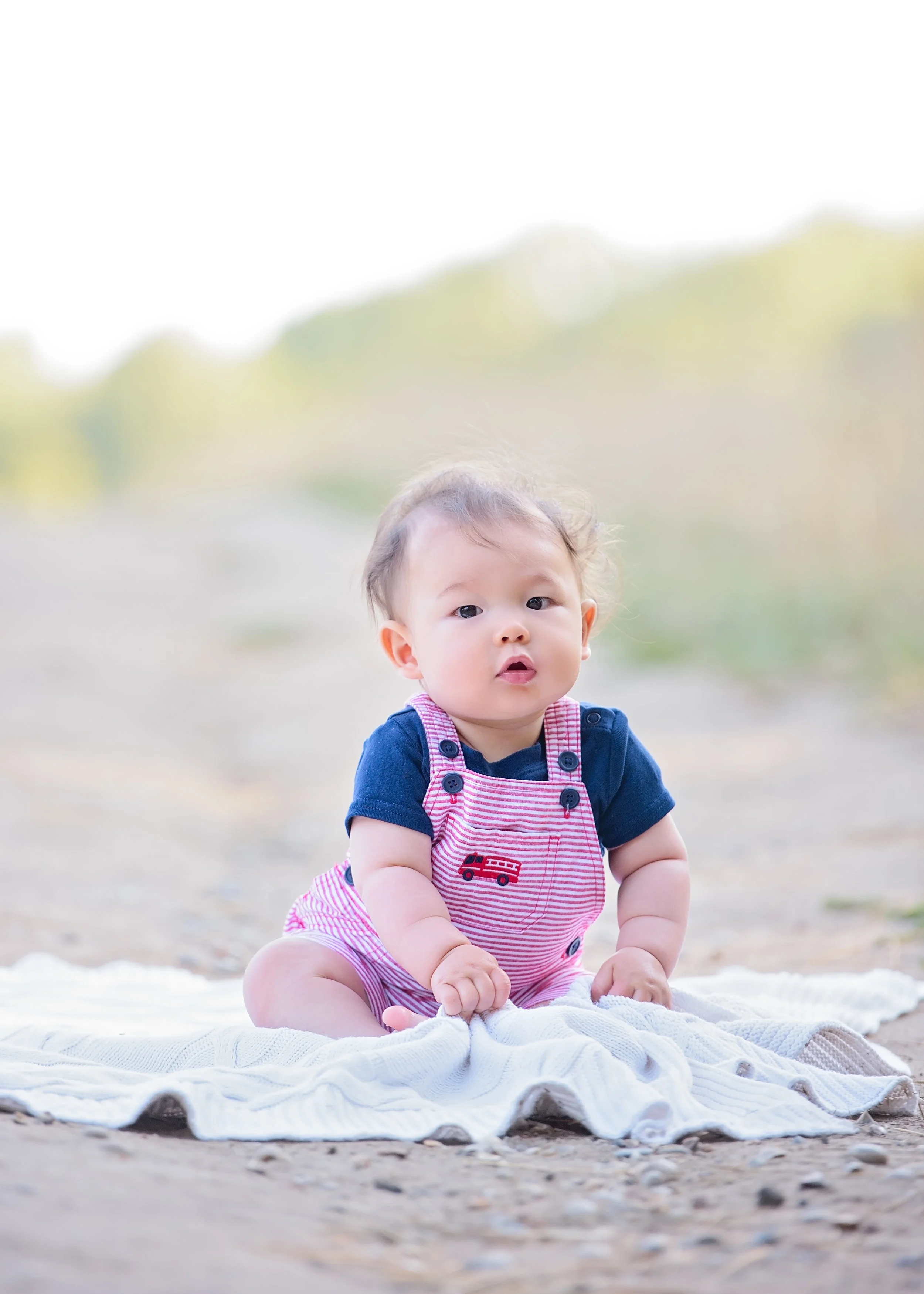 Outdoor baby photography