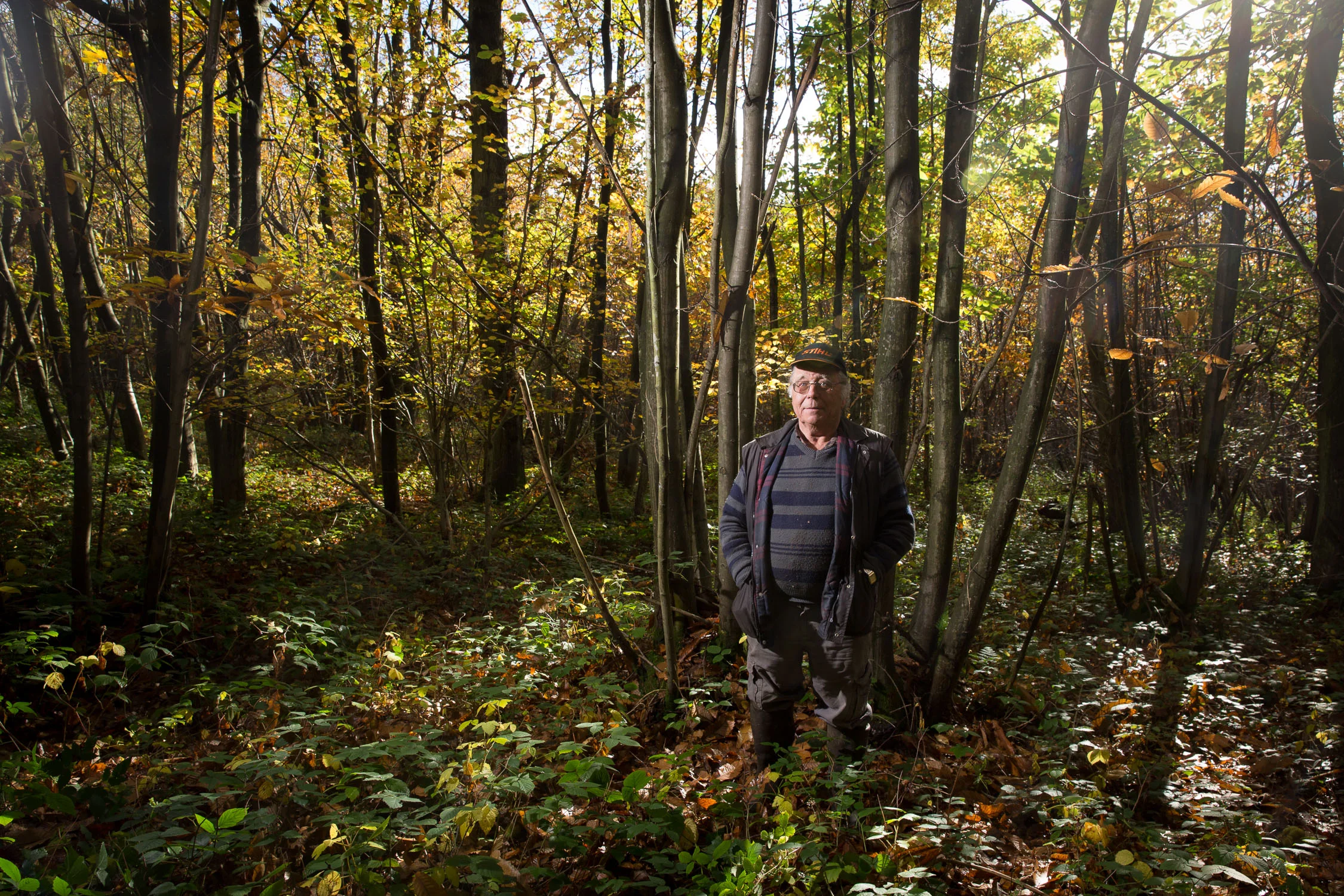 Keith Seymour woodland manager.