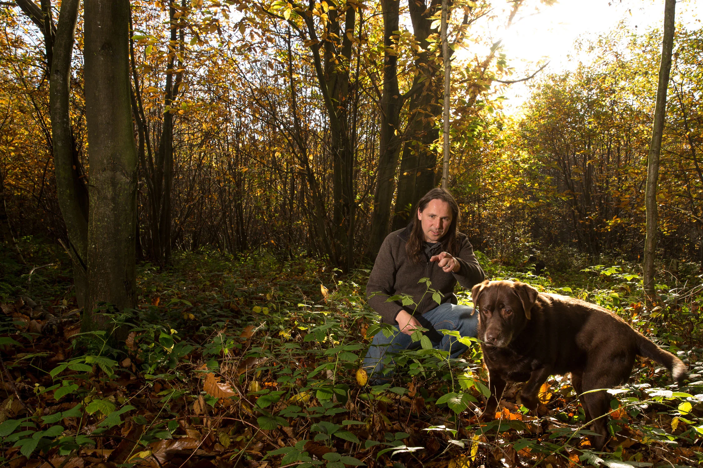 Miles Irving, wild food forager and restaurant supplier. For Hand Made Food