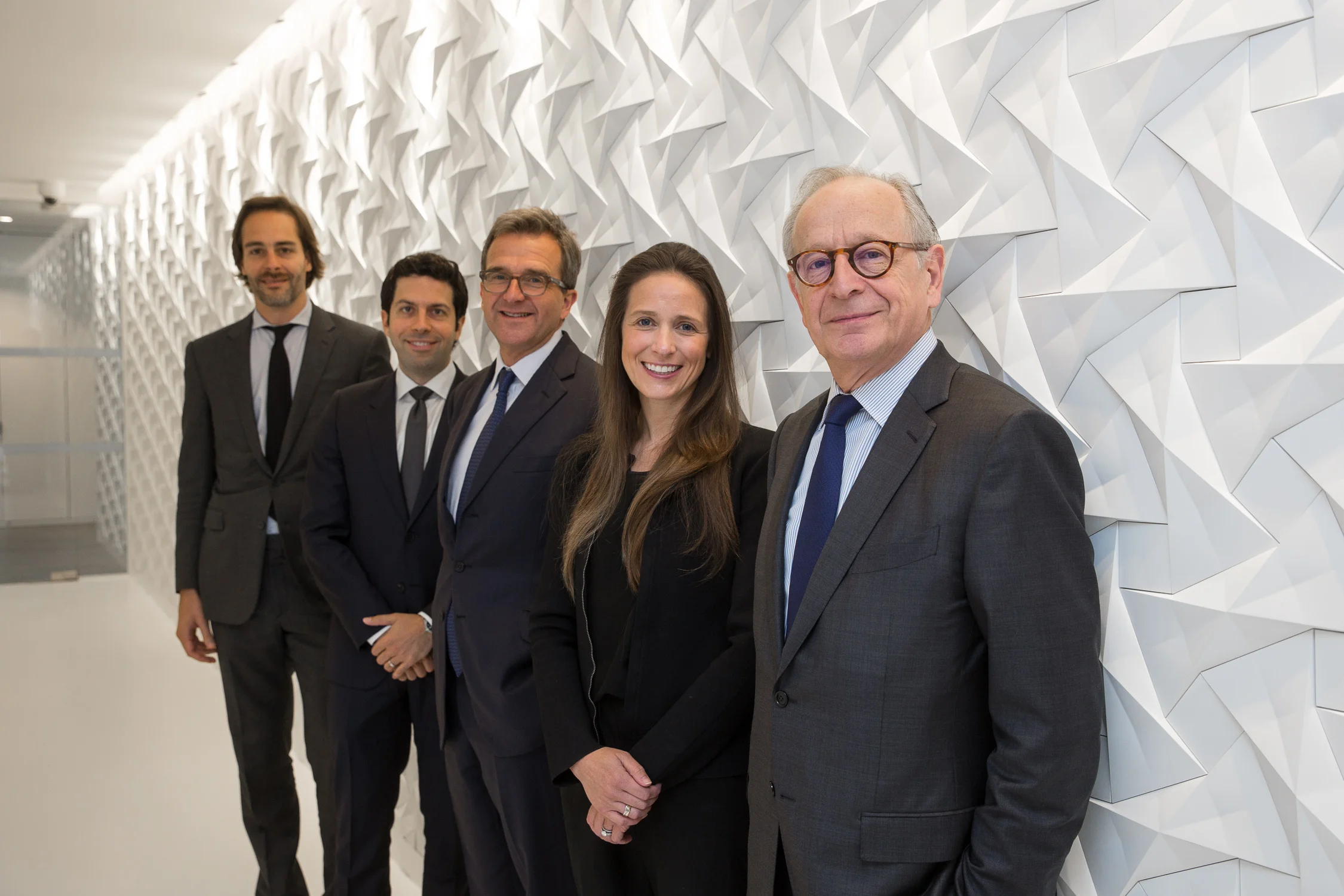 Leon Bressler with colleagues at Aermont . For PERE