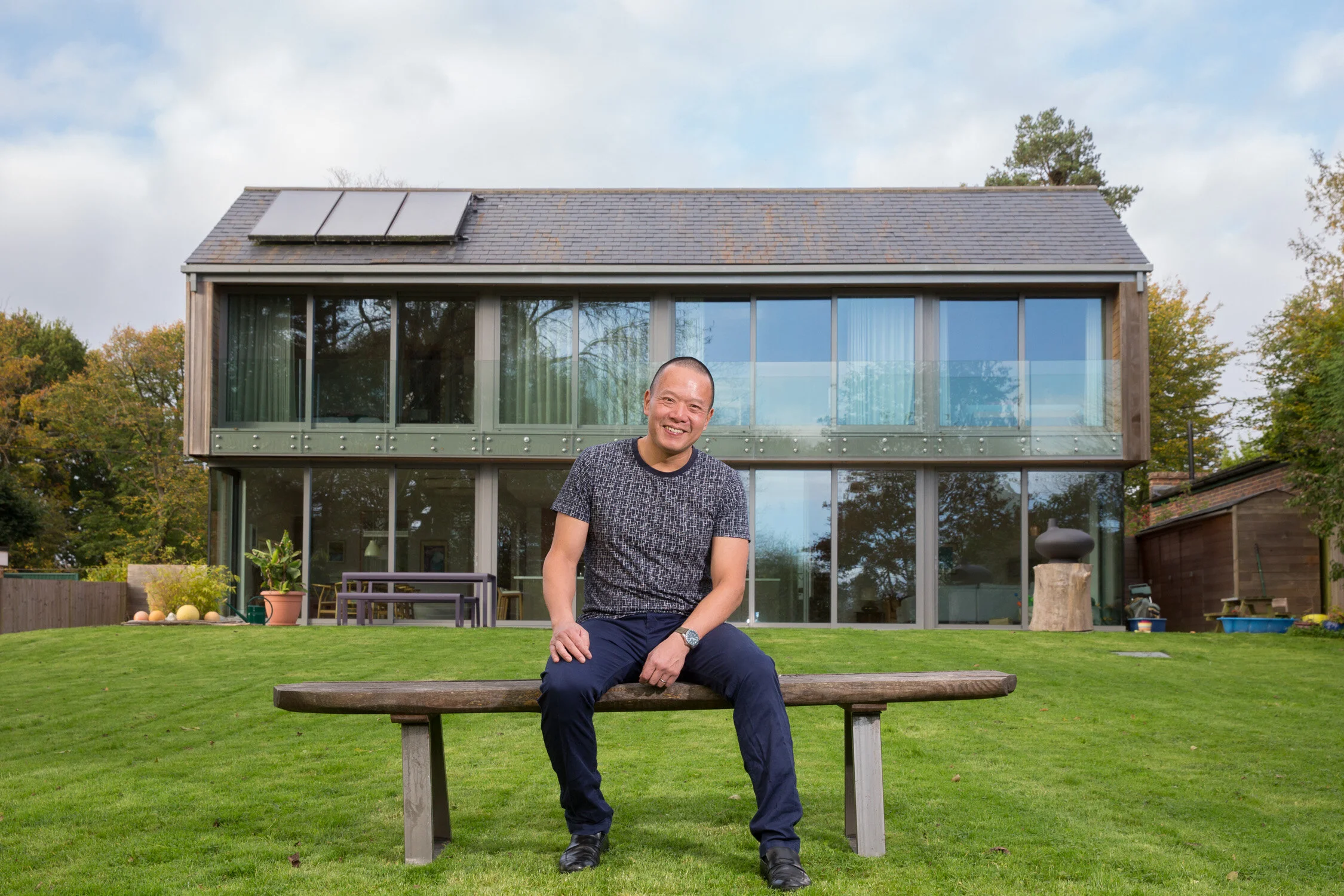  Sandy Chen inventor, for The Times. Balcombe, West Sussex 
