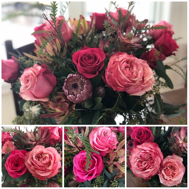 Happy Valentines Day!!! @harvesthomewayzata #shoplocal #gardenroses #valentines #harvesthomewayzata #shopsmall #lakeminnetonka #wayzata #floralarrangement #msp #twincities #roses