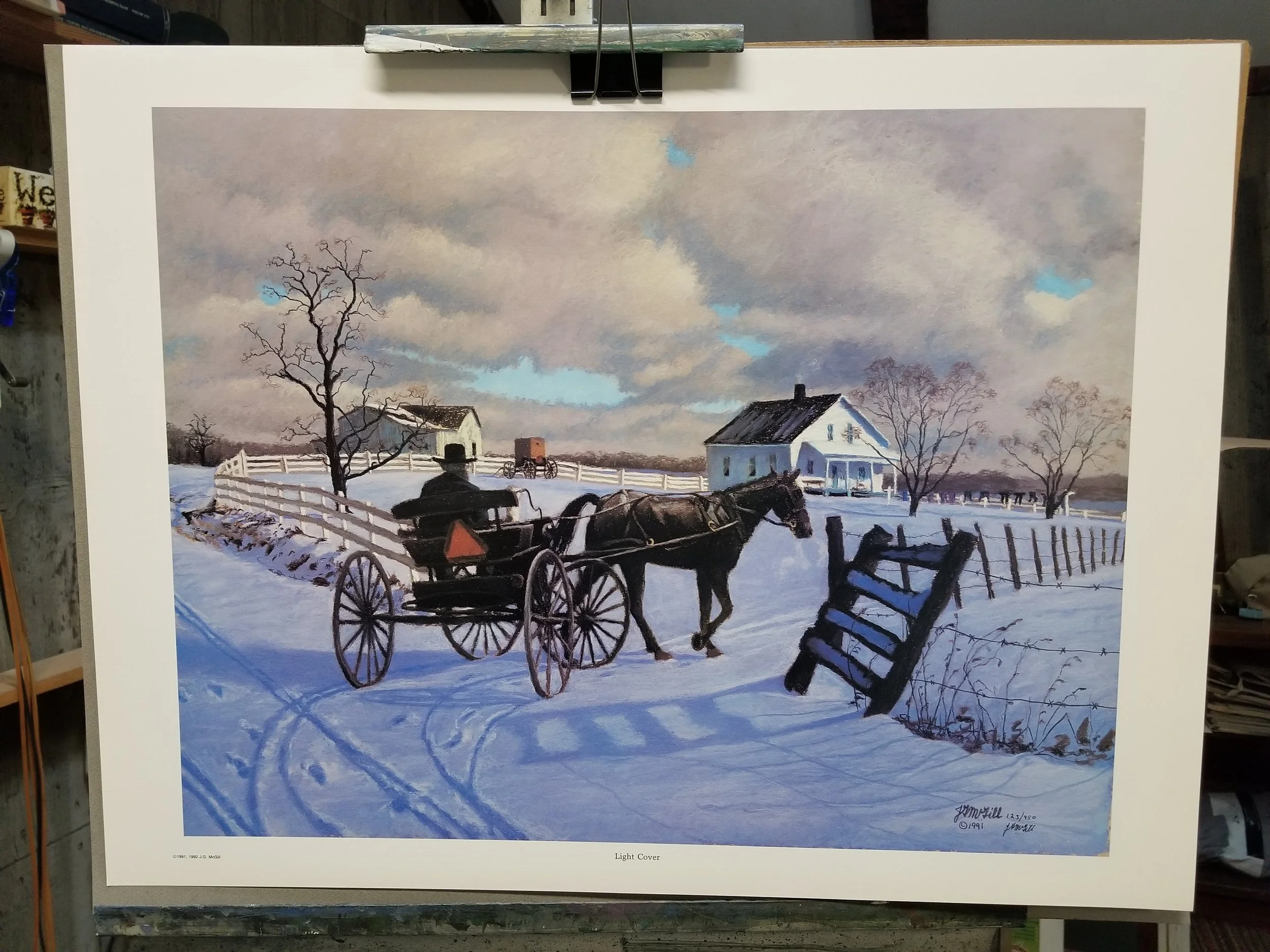 The Tavern in the snow