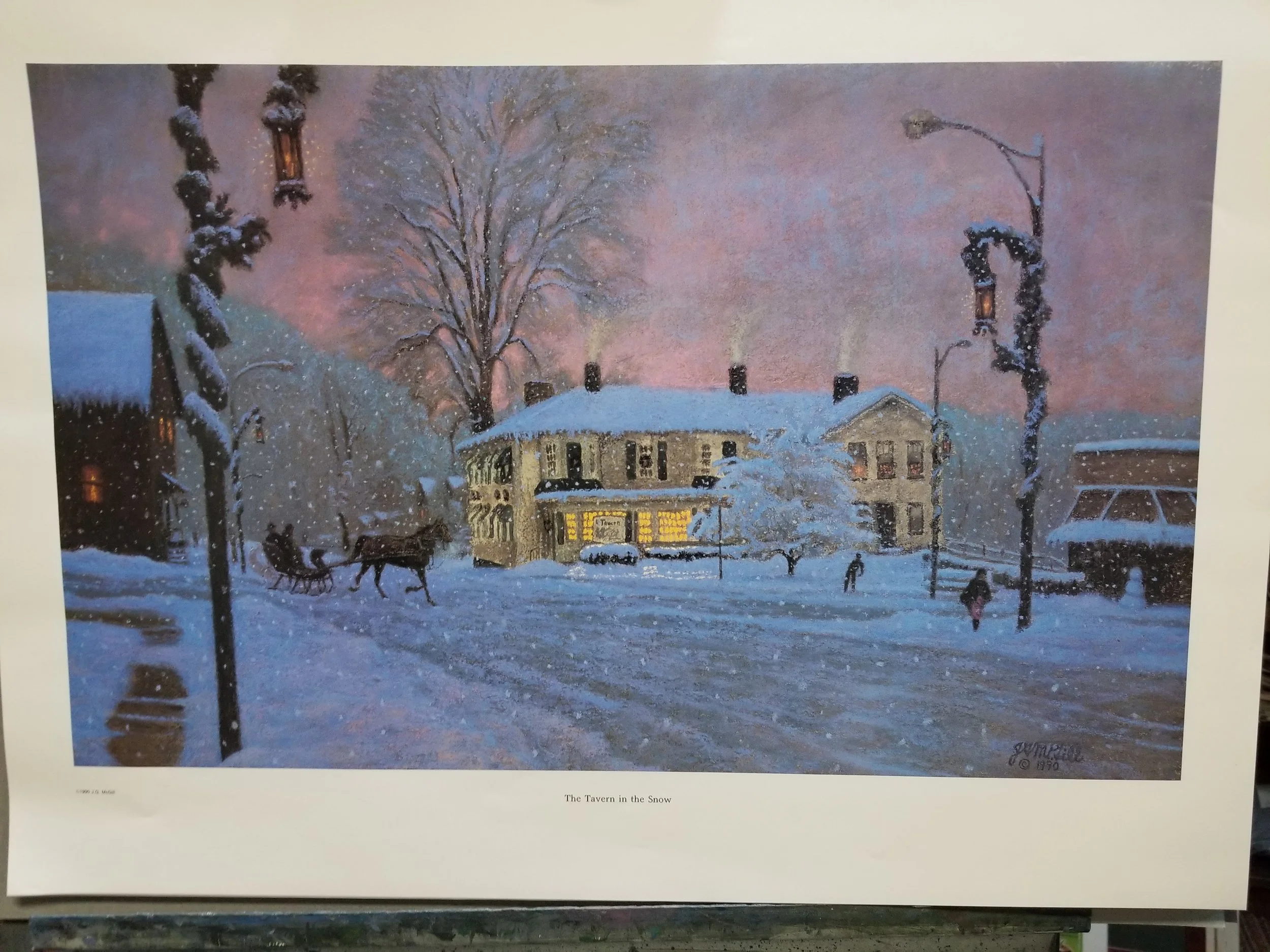 The Tavern in the Snow POSTER