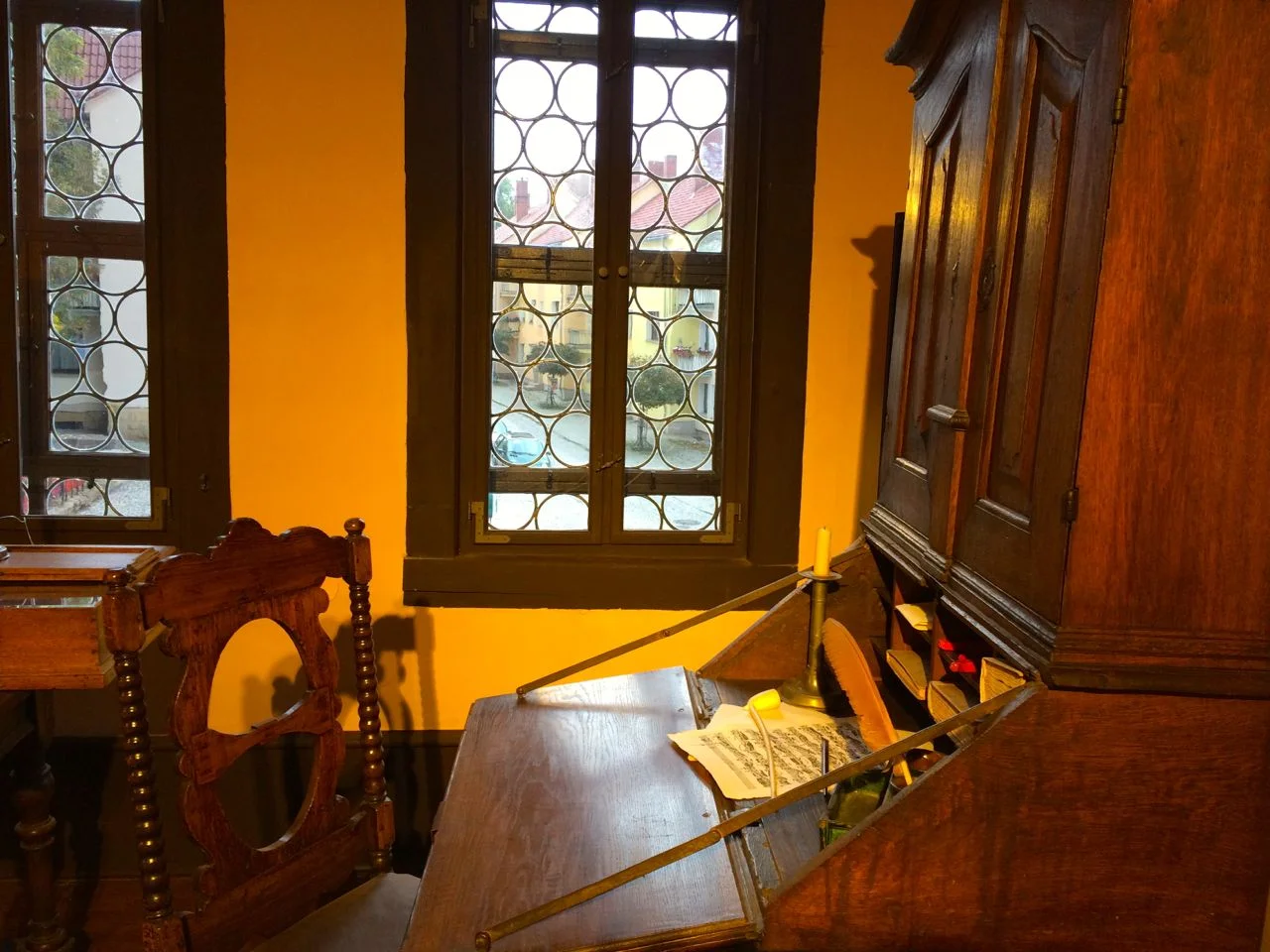 Estudio de composición de Bach