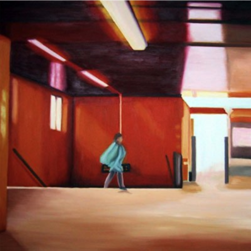 Hallesches Tor, 2002, oil on canvas, 27”x27” (70x70cm)