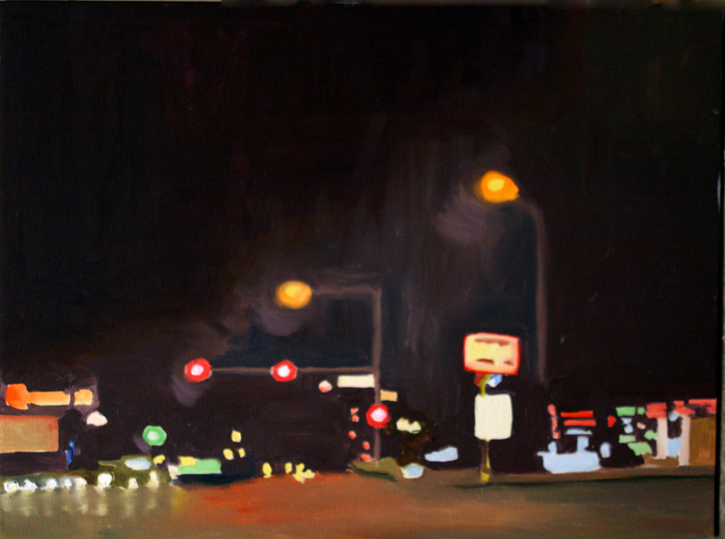 Rallys, 2005, oil on canvas,14"x19” (≈36x48cm)