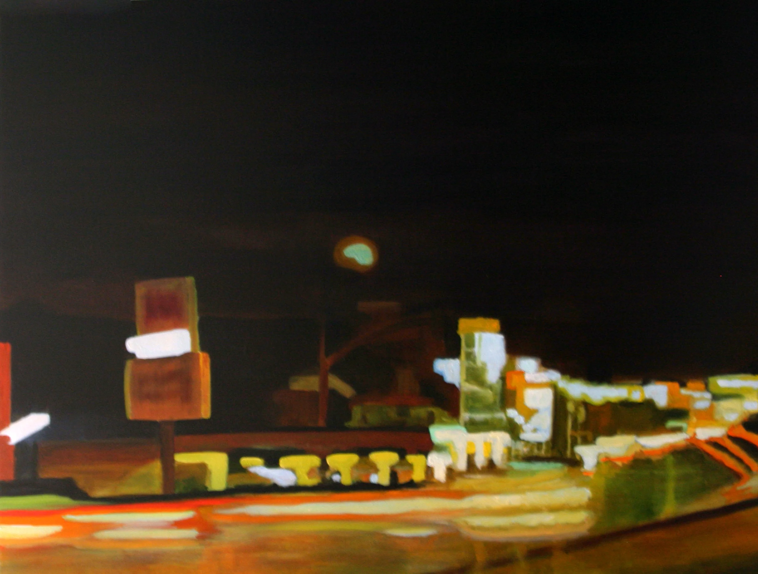 SilverSun, 2005, oil on canvas, 36"x48" (≈91x122cm)