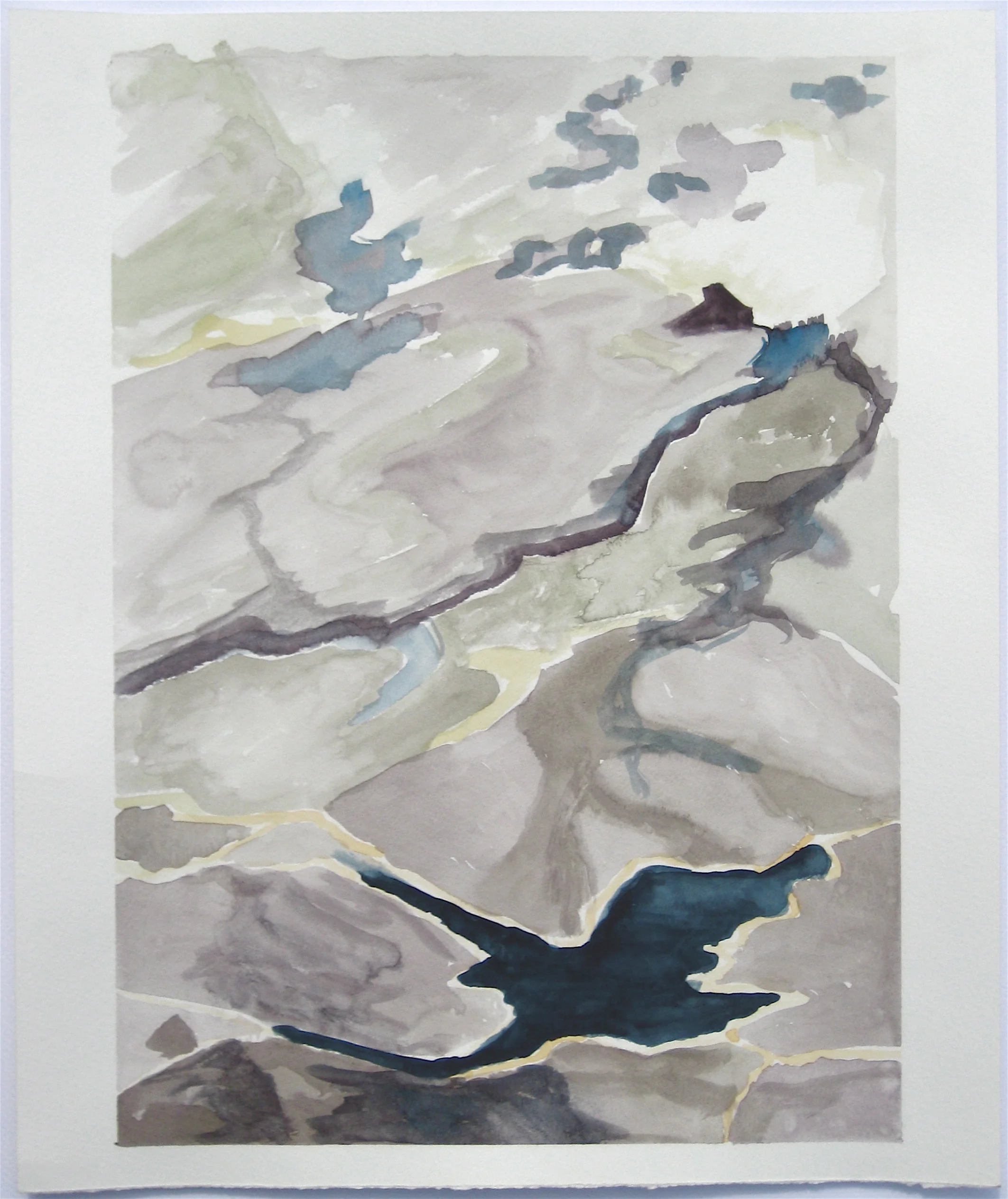 Sky #1.5/2007, 2007, watercolor on paper paper: 18”x15"; image: 17”x12"