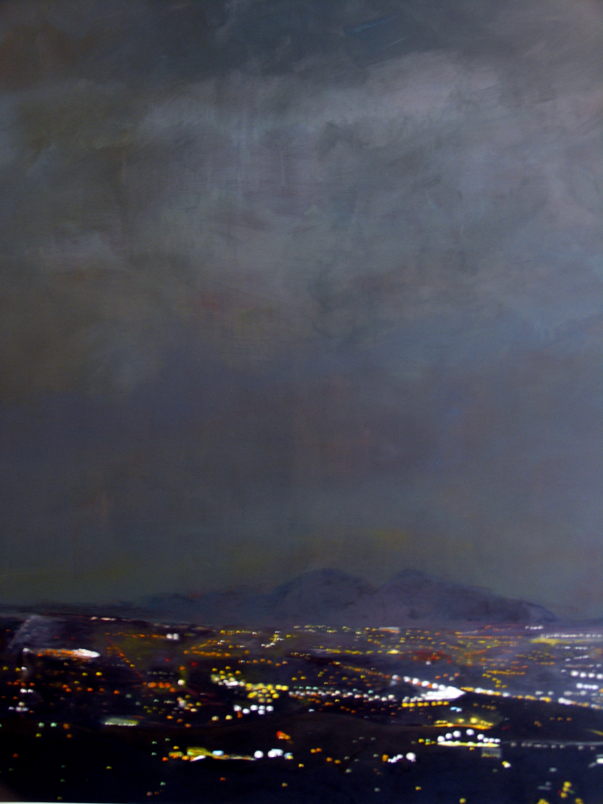 Julika Lackner, “To the Valley”, 2005, Oil on Canvas, 72” x 60”