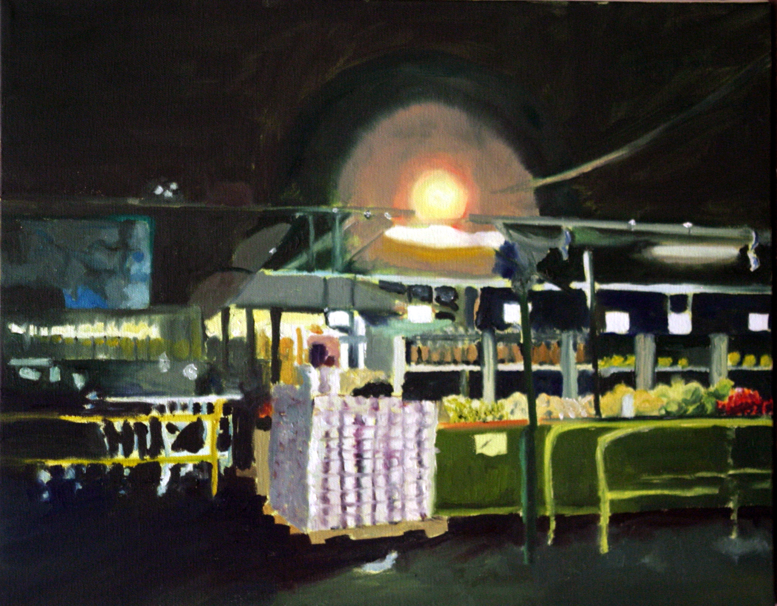 Study for Echo Park. 2004. oil on canvas. 11" x 14"