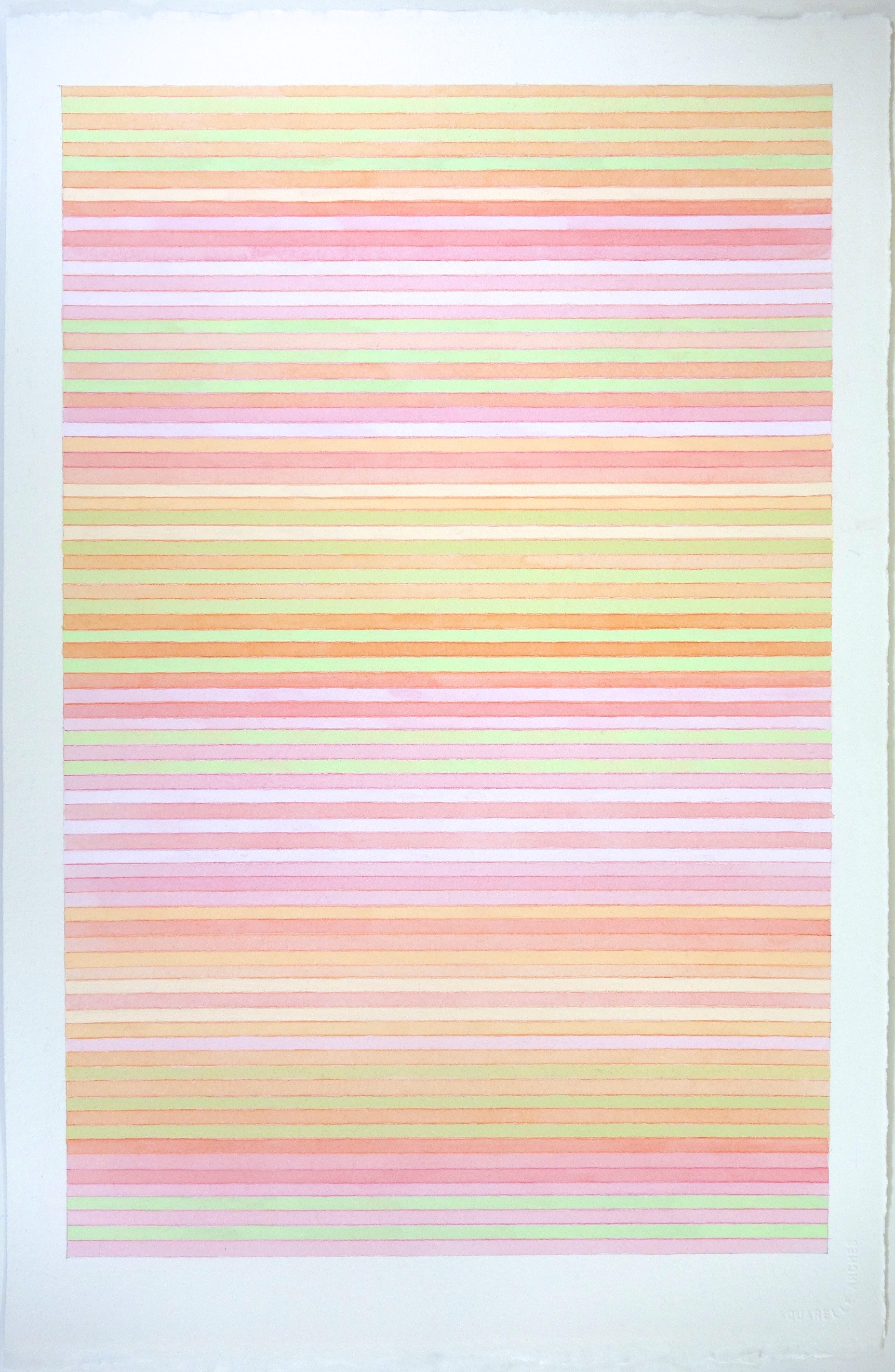 Morning Light V, 2015. Watercolor and Gouache on Paper, 23"x15"