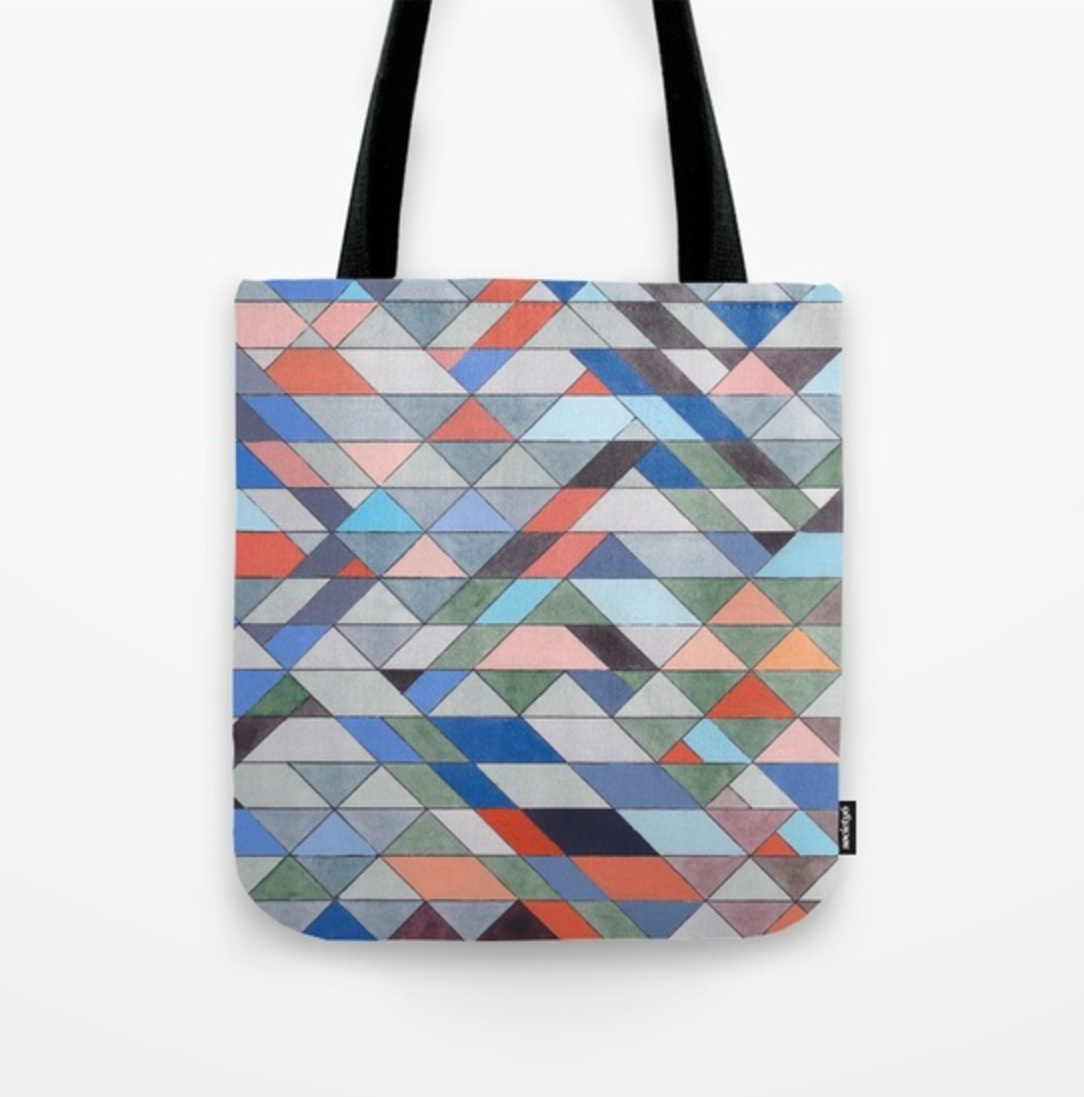 Triangles 7 Tote Bag