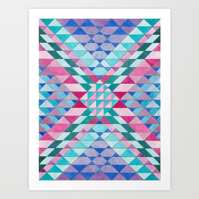 Triangles 12 Print