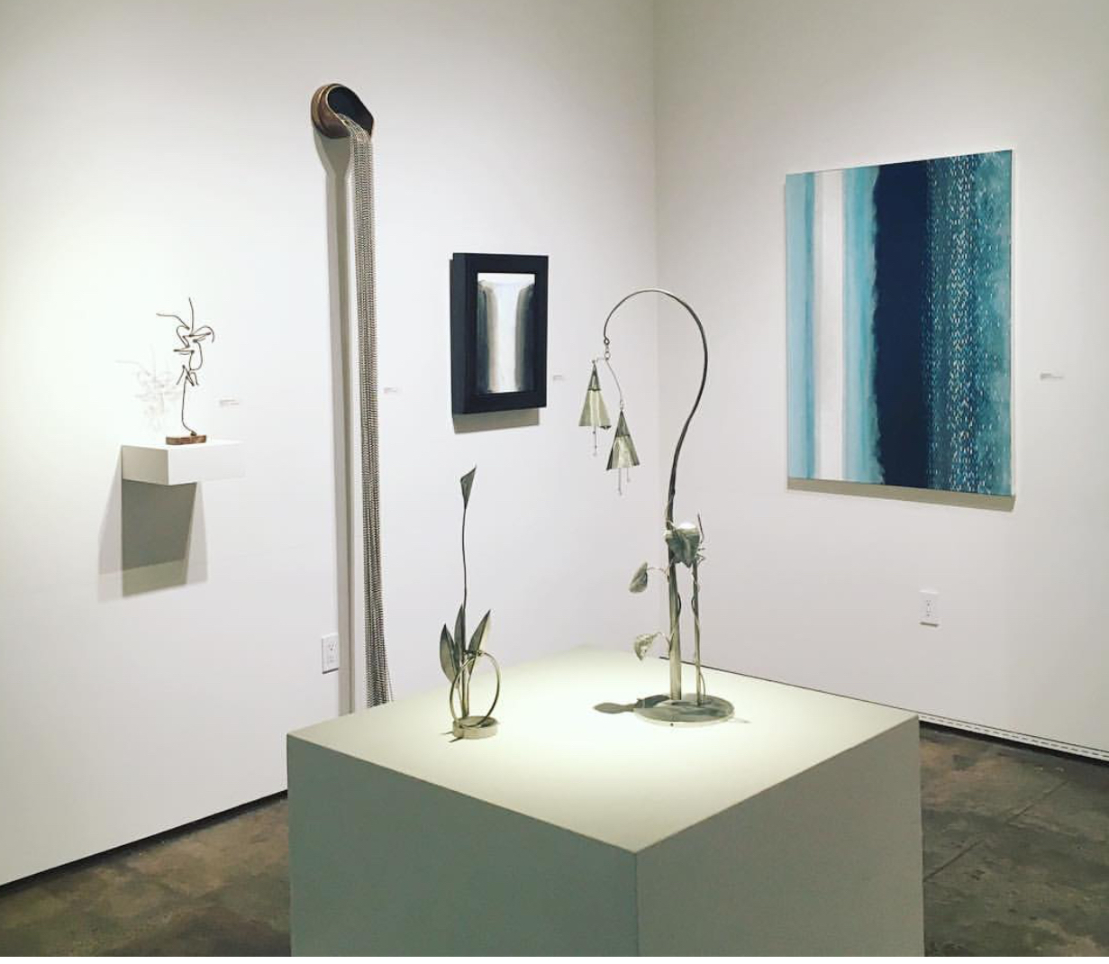 Sidney Gordin, Ken Bortolazzo, Joseph Goldyne and Julika Lackner in the "Winter Salon Show"