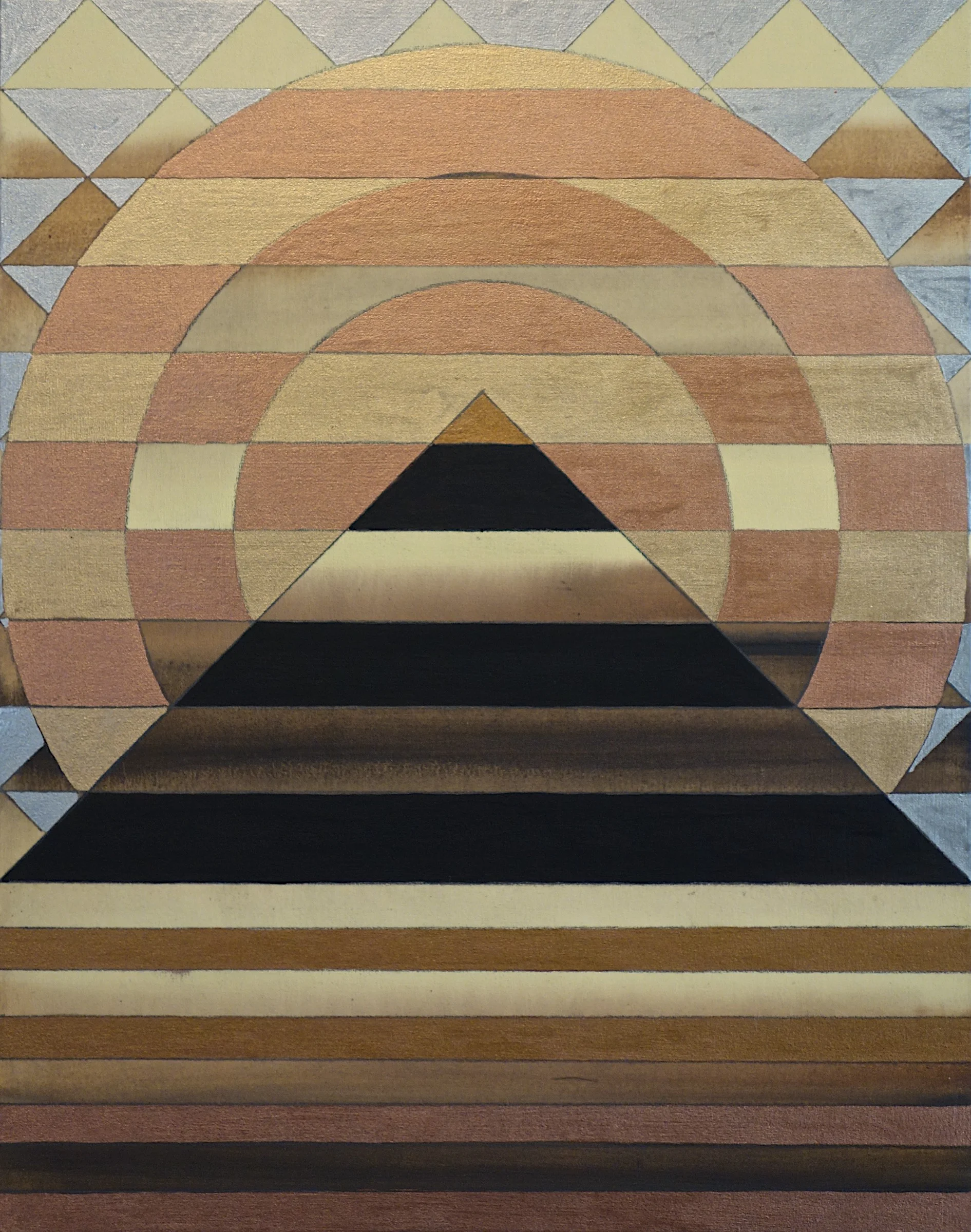 Emerging no.1, 2017, Oil on Panel. 14"x11" (36x28cm)
