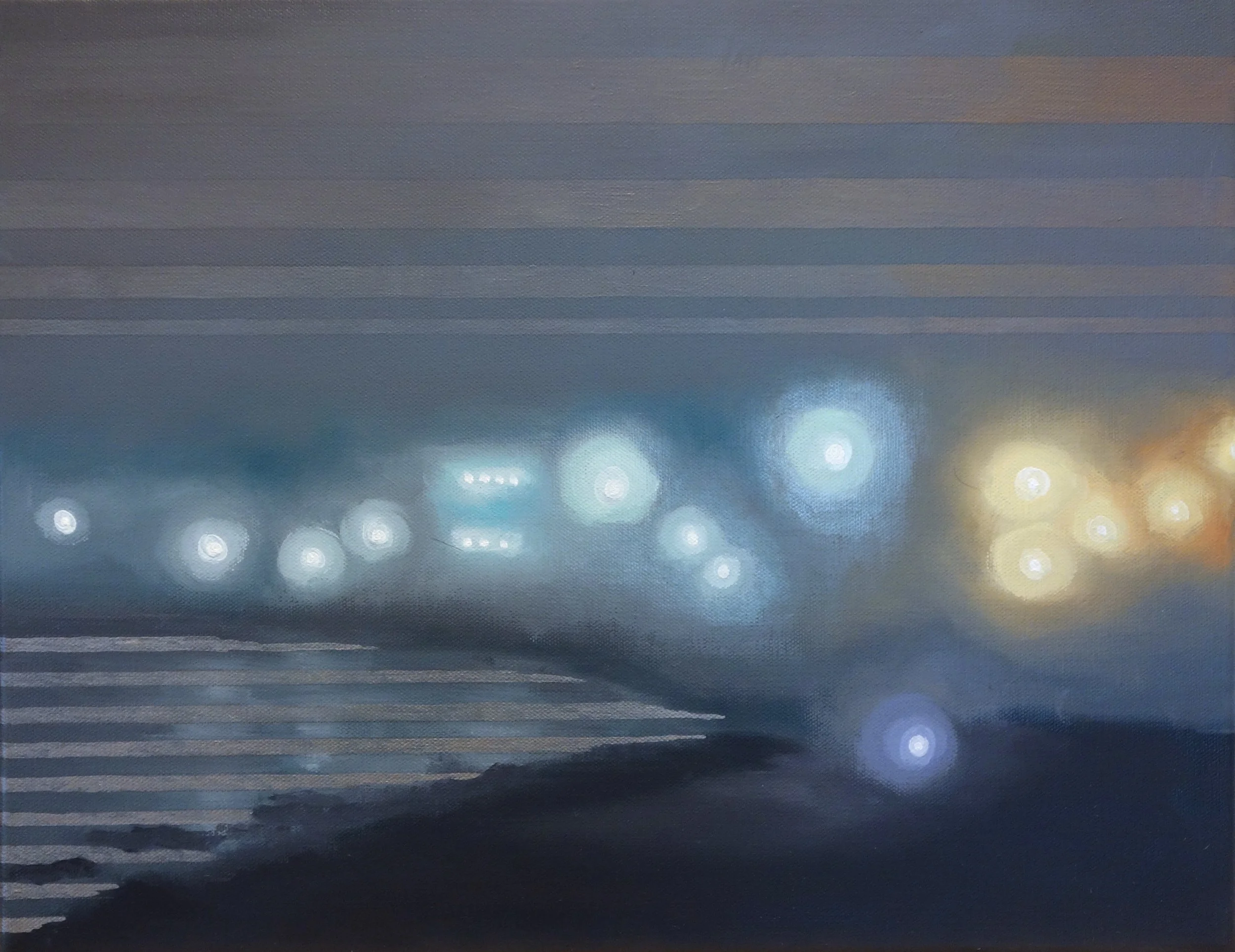 Foggy Point. 2018. Oil on Canvas. 16"x20"