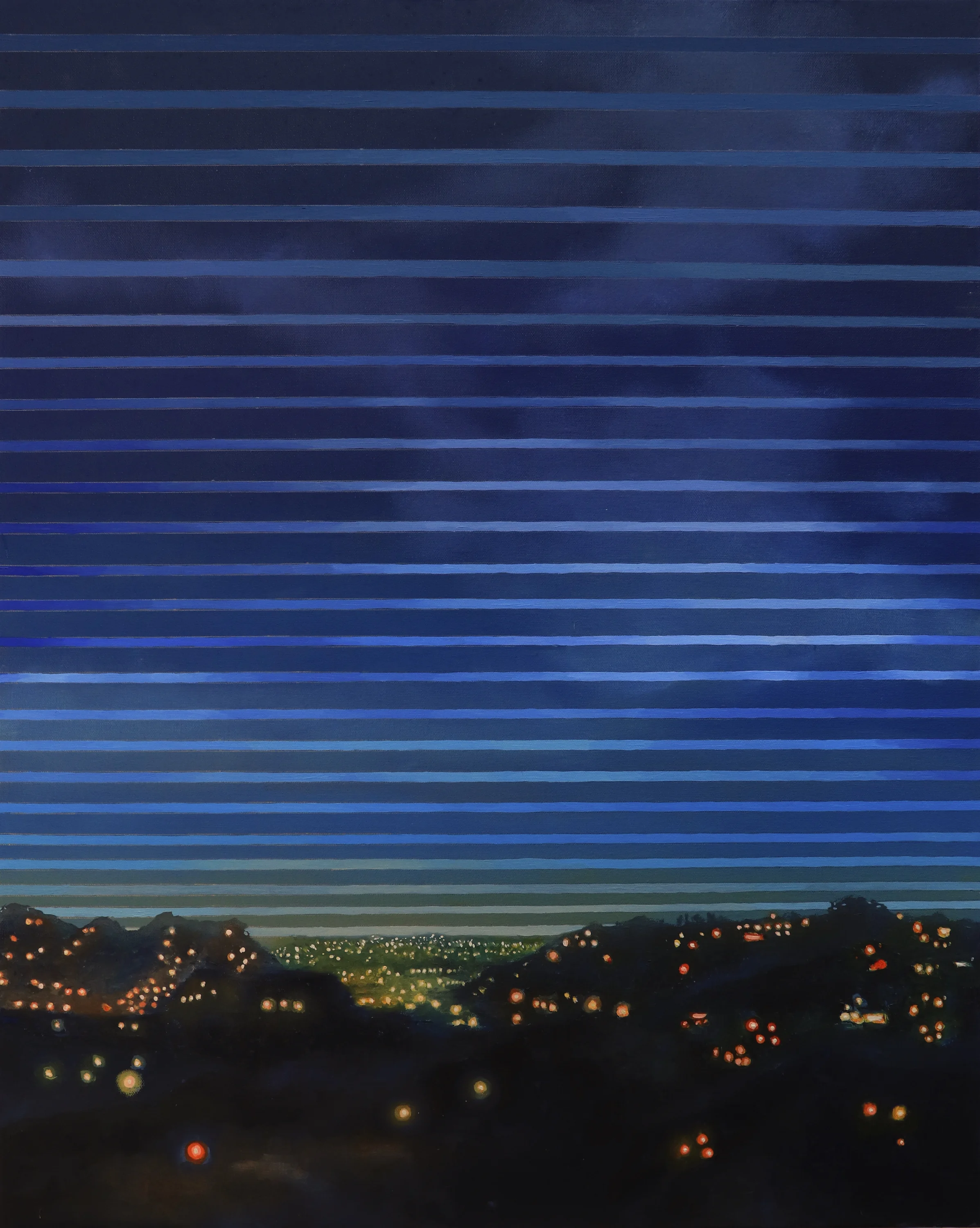 Eagle Rock . 2019. Acrylic and Oil on Canvas. 30"x24"
