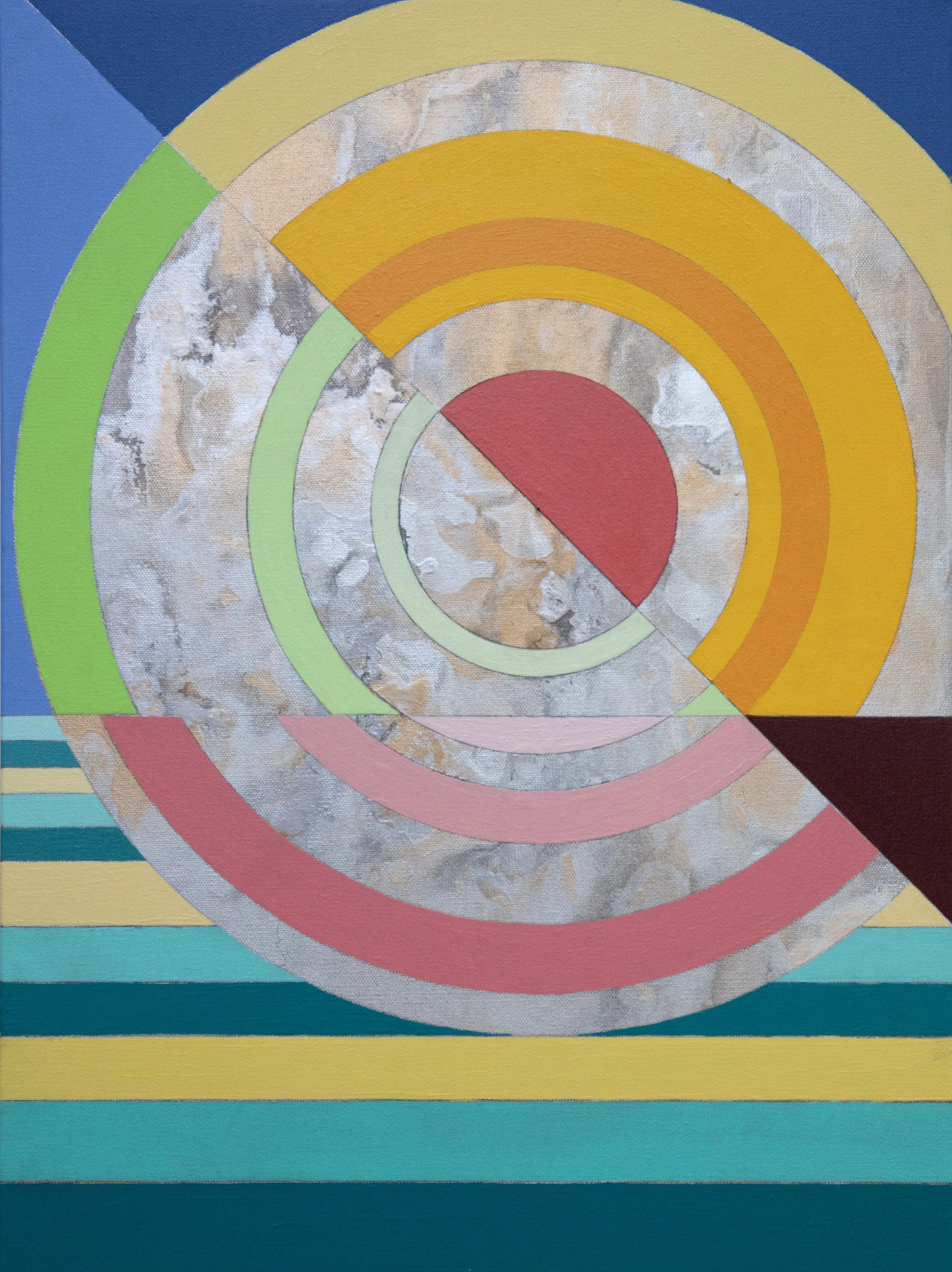 Julika Lackner. Interlock no.19, 2025. Acrylic and Enamel on Canvas. 24%22x18%22.jpg