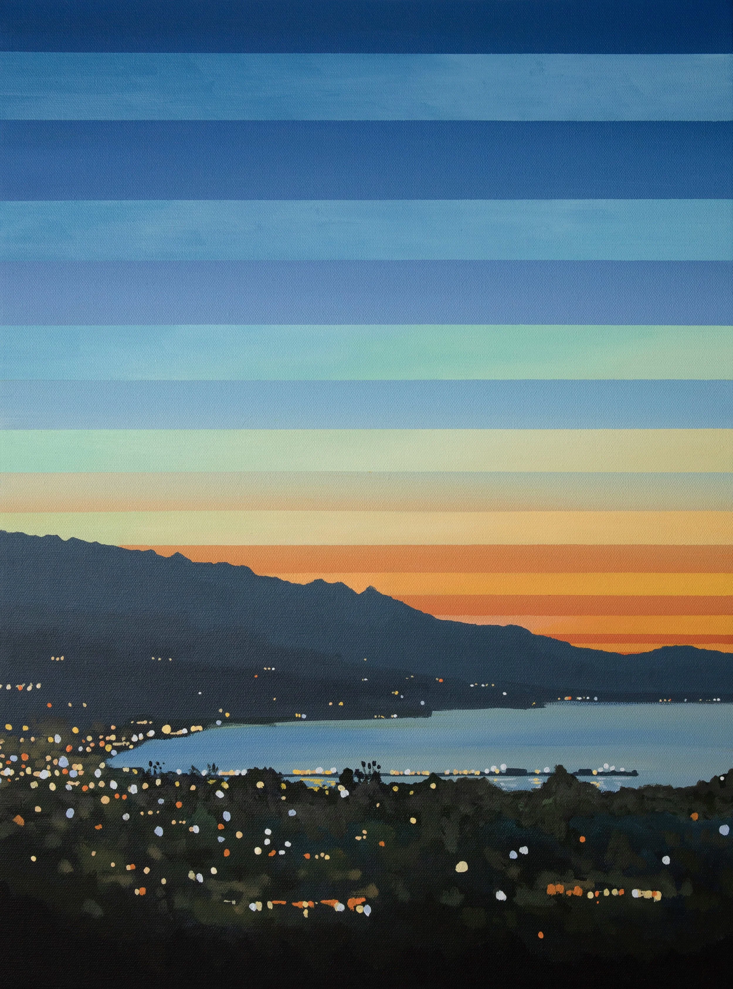 Julika Lackner. Twilight 129. 2024. Oil on Canvas. 24"x20".jpg