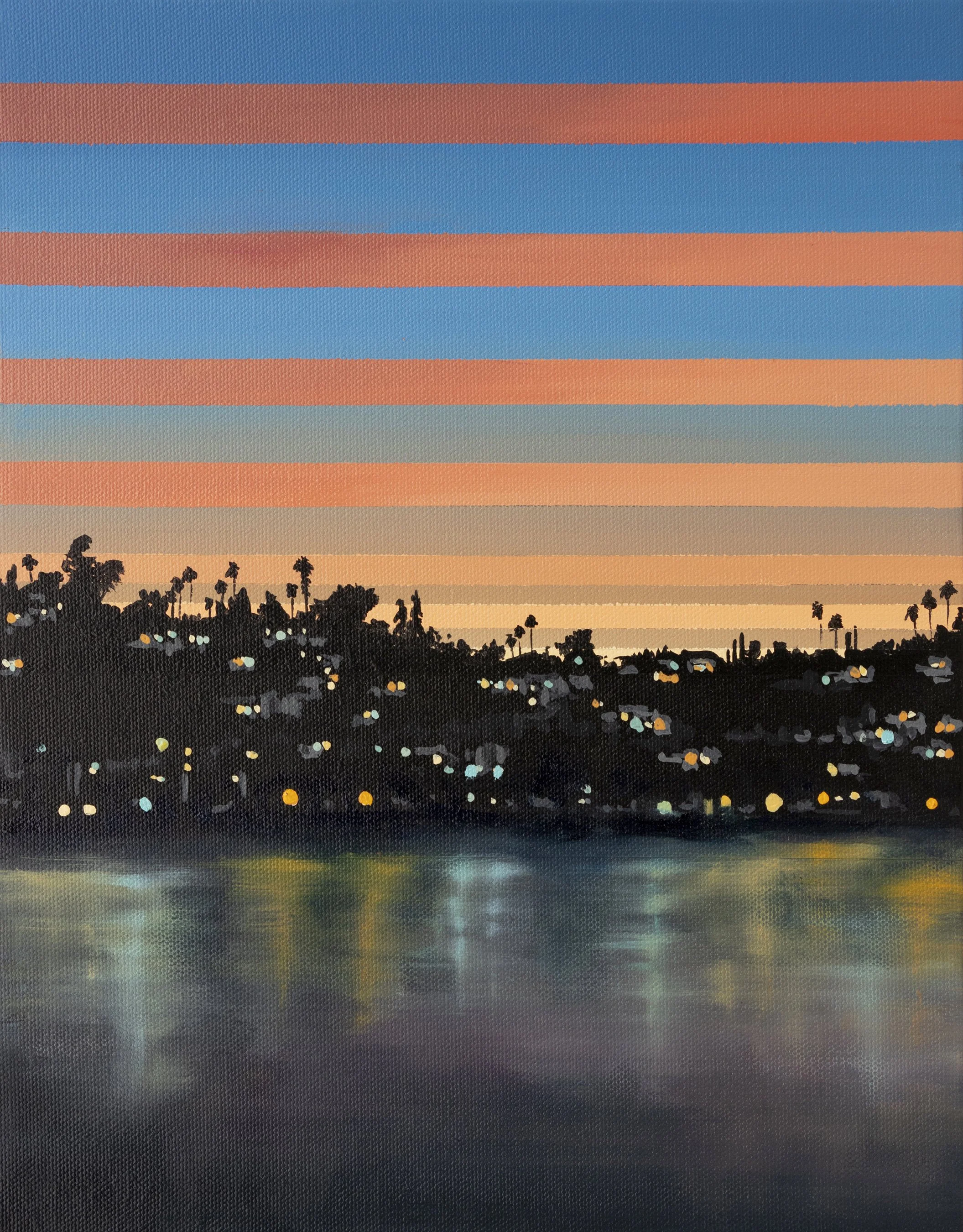 Julika Lackner. Twilight 77. 2021. Acrylic and Oil on Canvas. 14"x11" copy.jpg