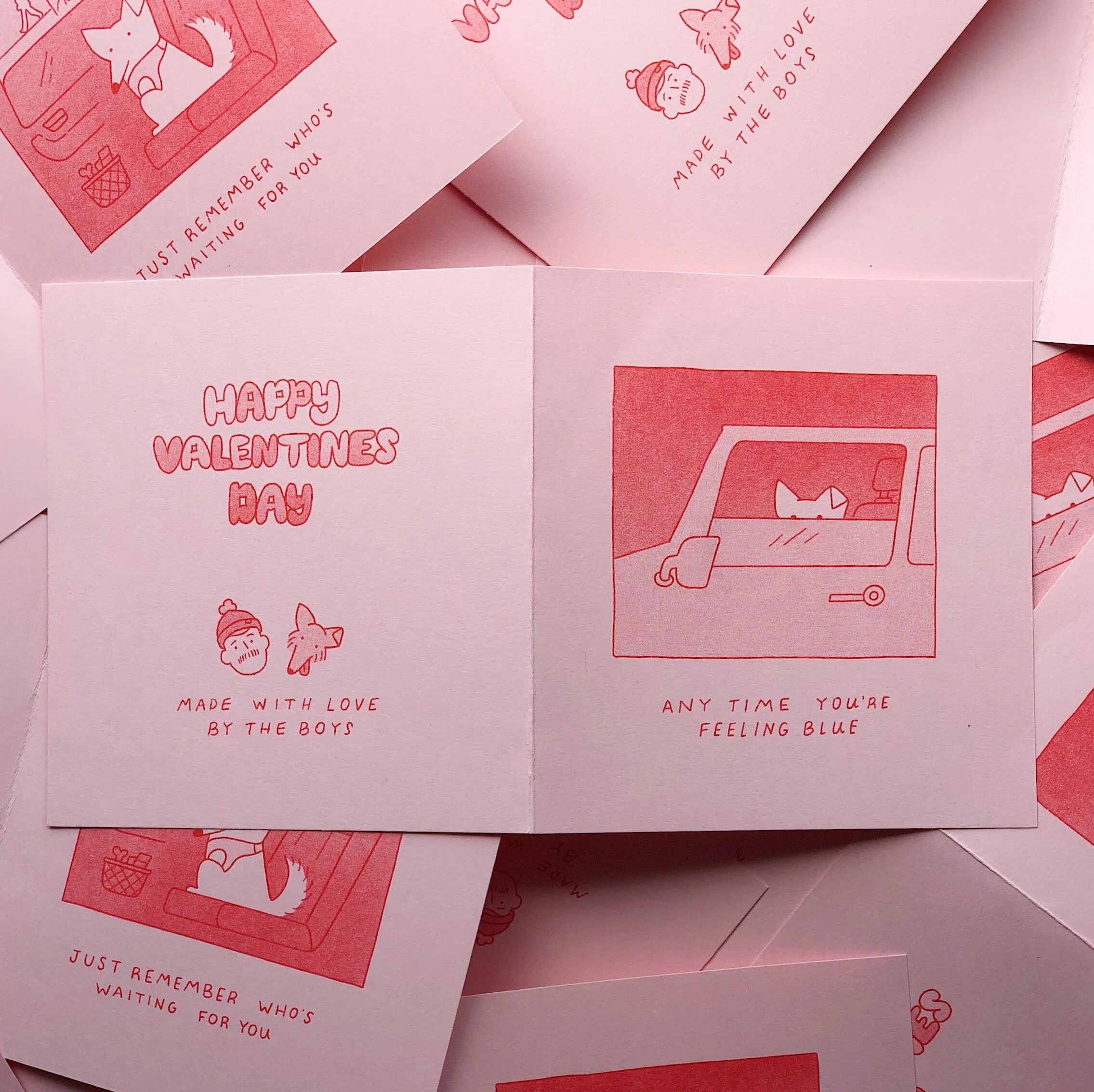 Valentine’s Day Cards // Printed some cards as a gift to my wife.