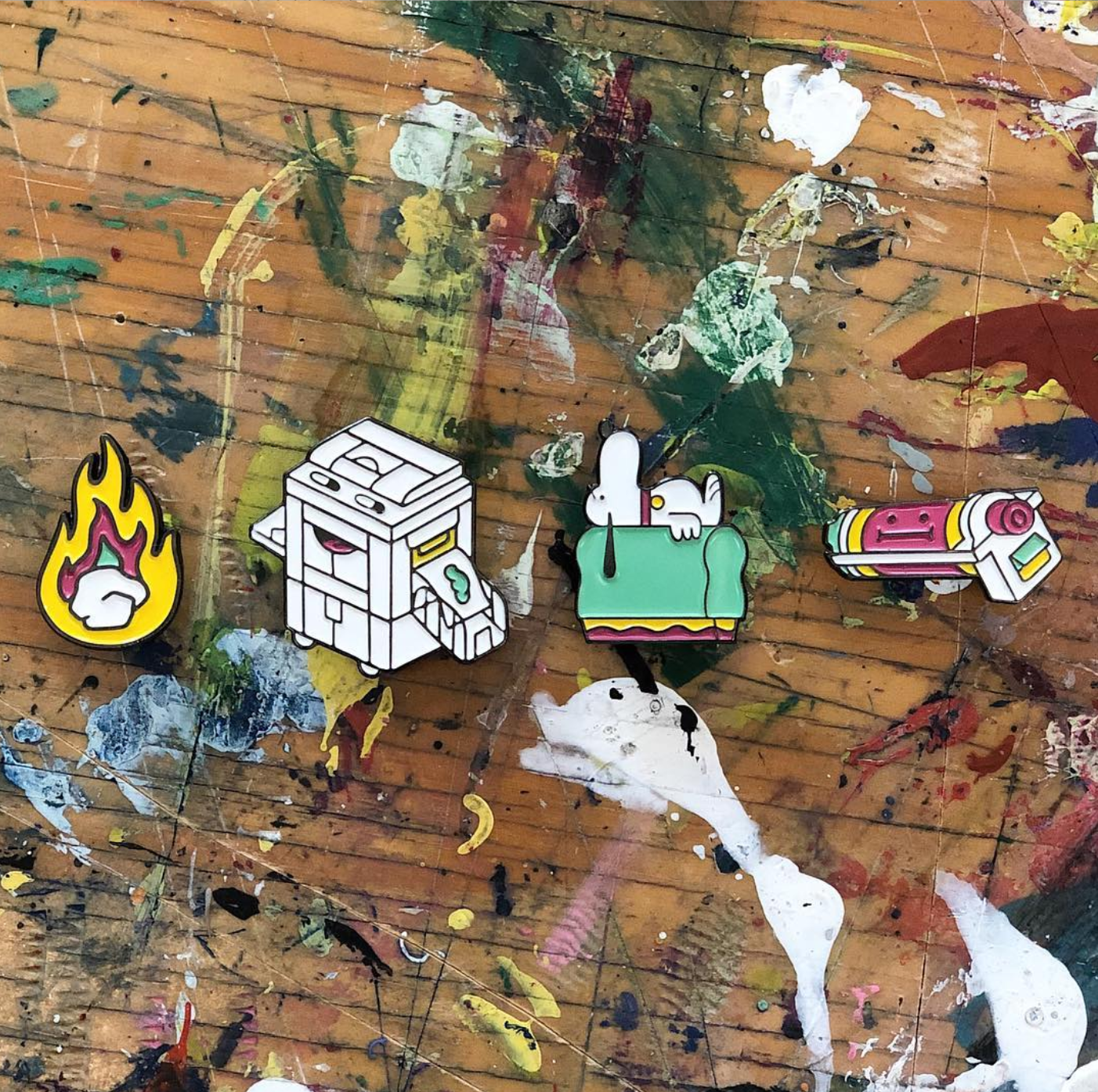 Print Til I’m Dead Pins // Originally created to be given away as gifts in 2018.
