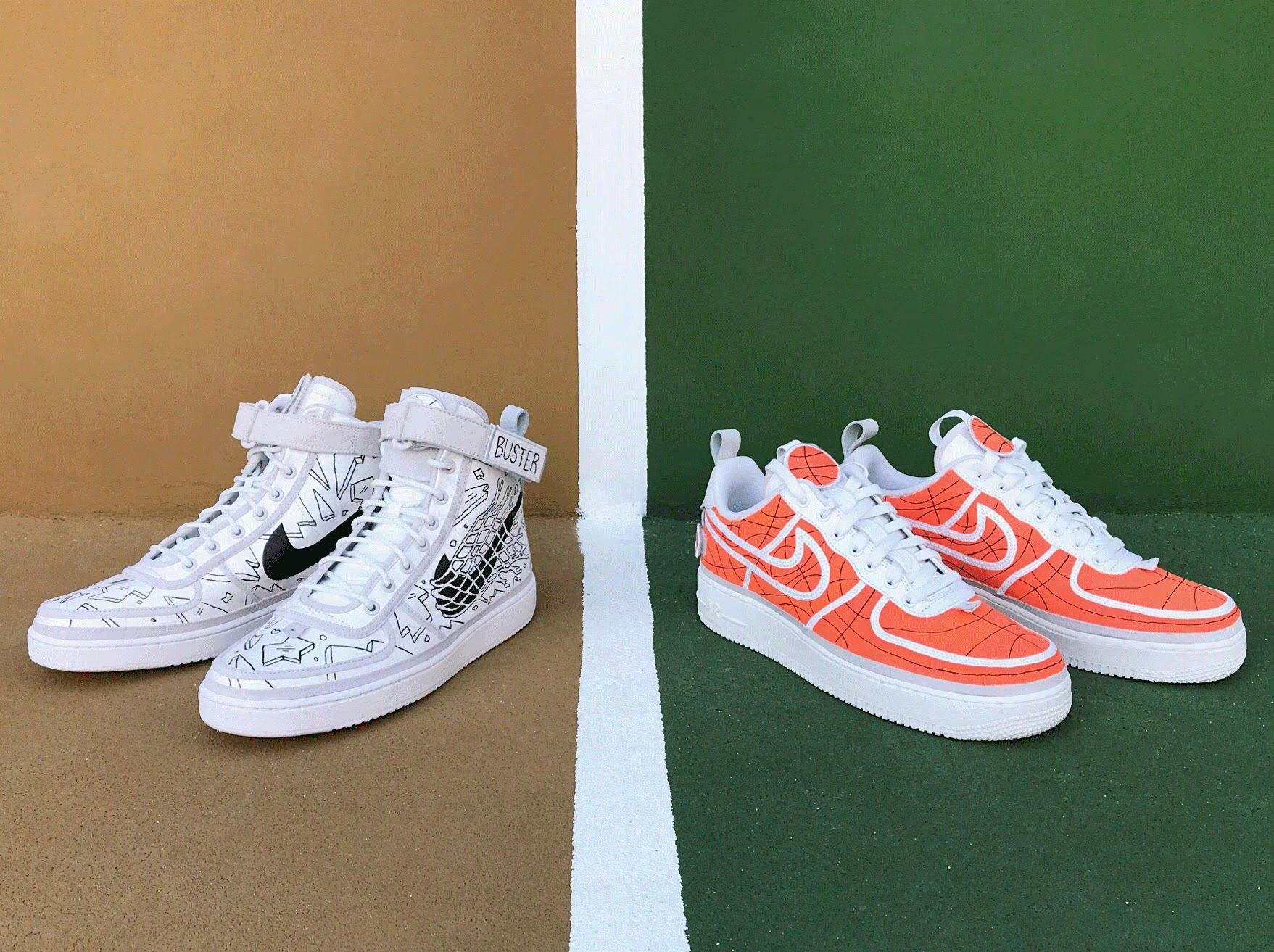 Nike Makers of The Game // Custom hand-painted shoes for Nike’s Makers of The Game campaign.
