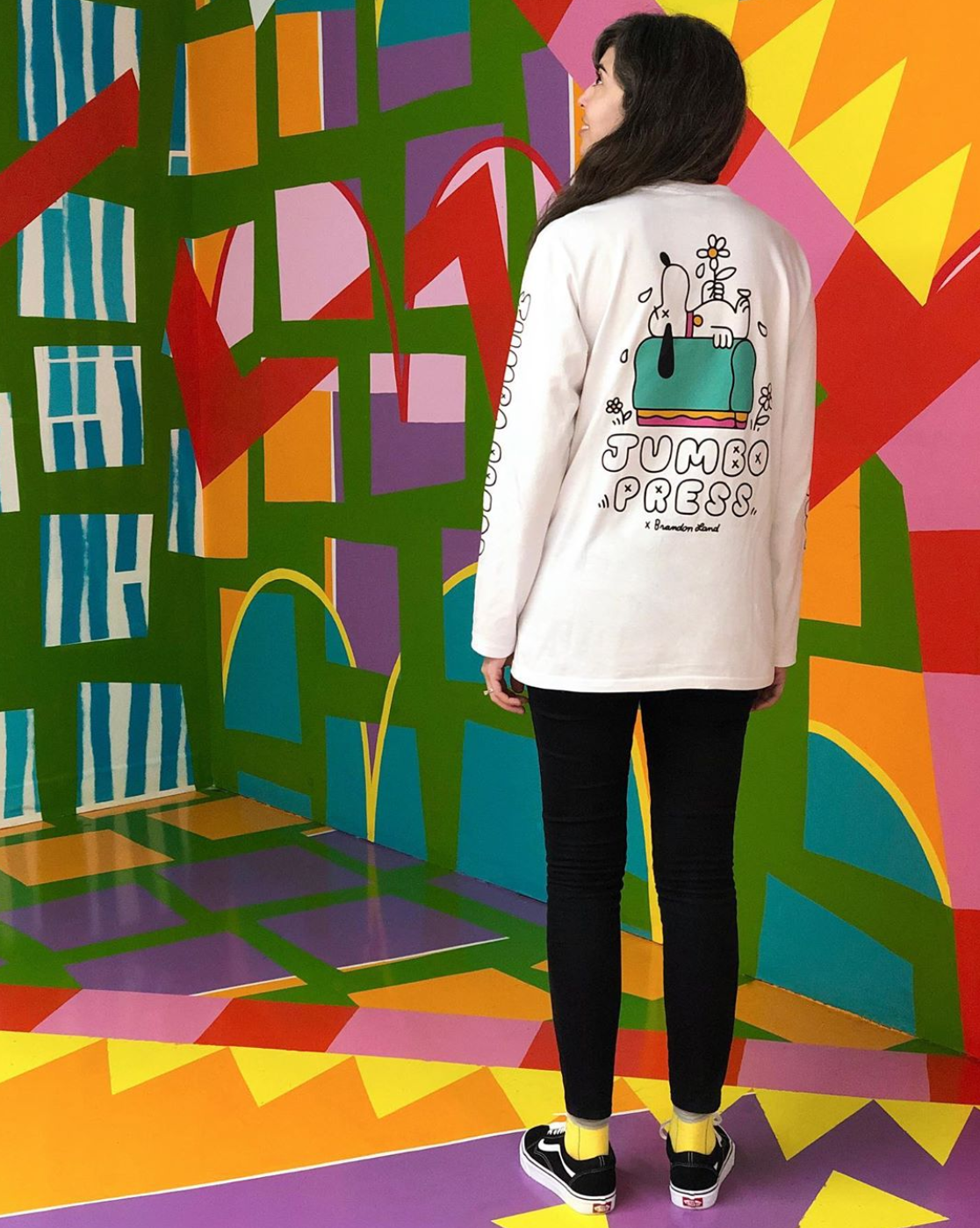 Jumbo Press Longsleeve T-Shirt Collaboration // T-Shirt designed for a small specialty print shop in London.