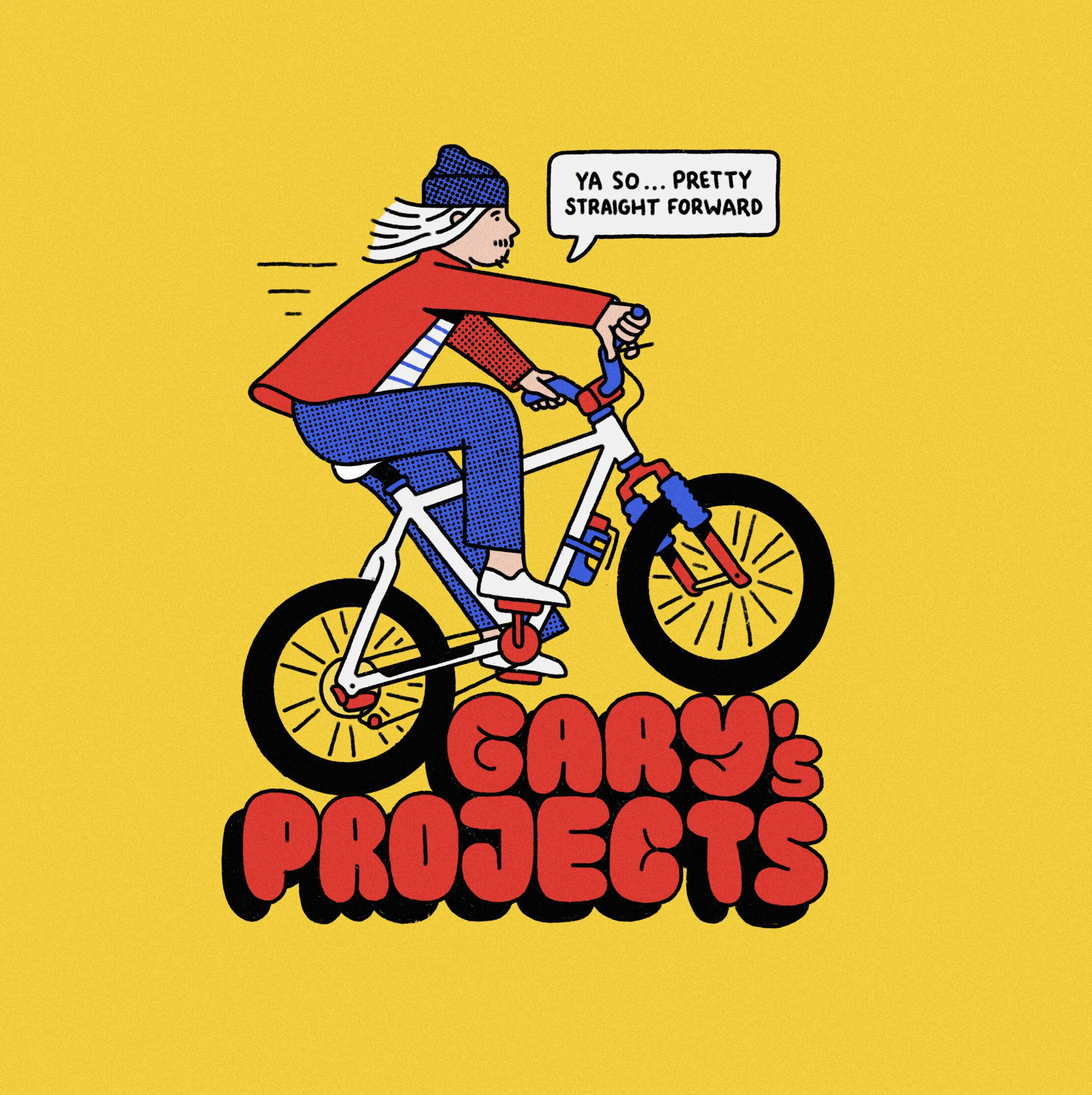 Gary’s Projects Stickers // Merch design for my friend Gary’s Youtube Channel