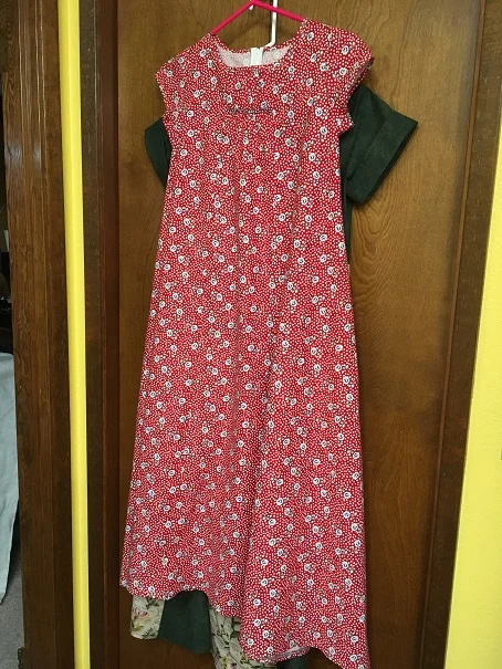A simple pattern altered from a size 5 to a size 12