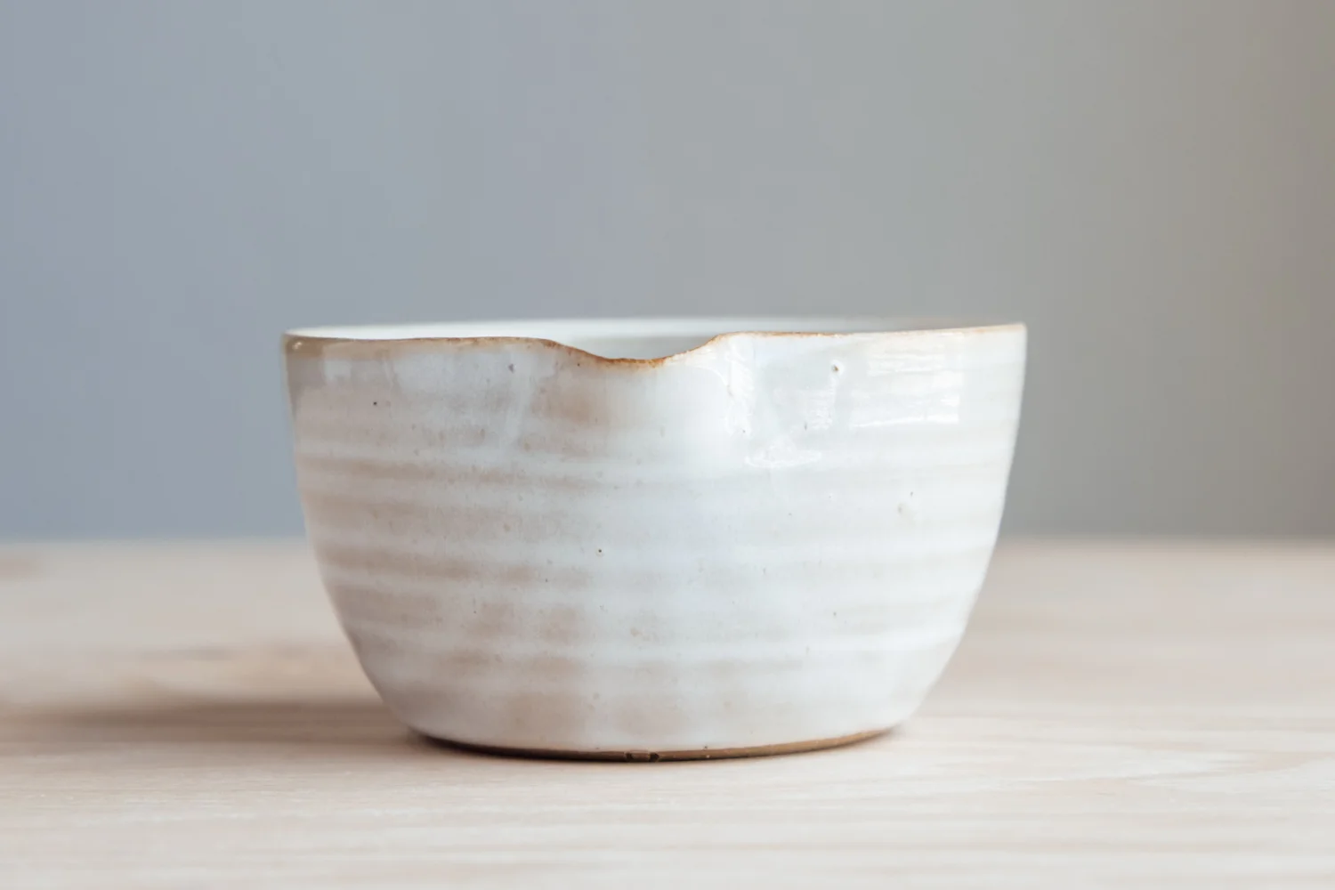 Small Mixing Bowl - Eggshell $16.50 Wholesale | $28 MSRP Approx. 3" tall x 5.25" wide