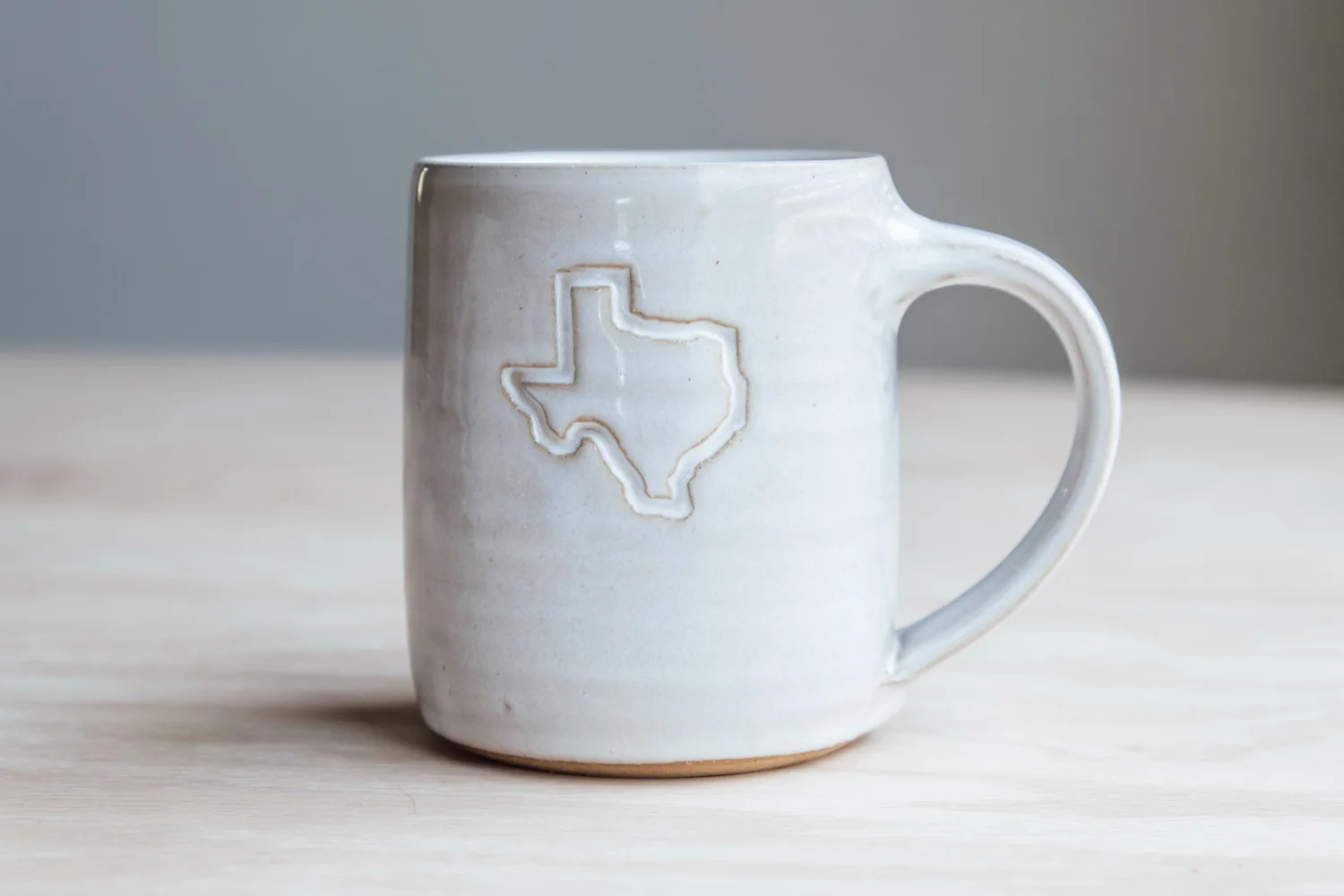 Texas Mug - Eggshell $16.50 Wholesale | $28 MSRP Approx. 3.75" tall x 3.25" wide, 12 oz