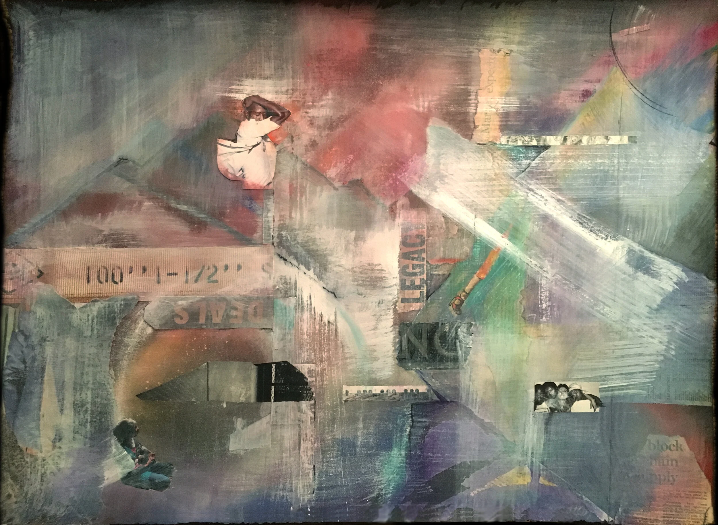 LEGACY, mixed media  25" x 33" framed  $1500